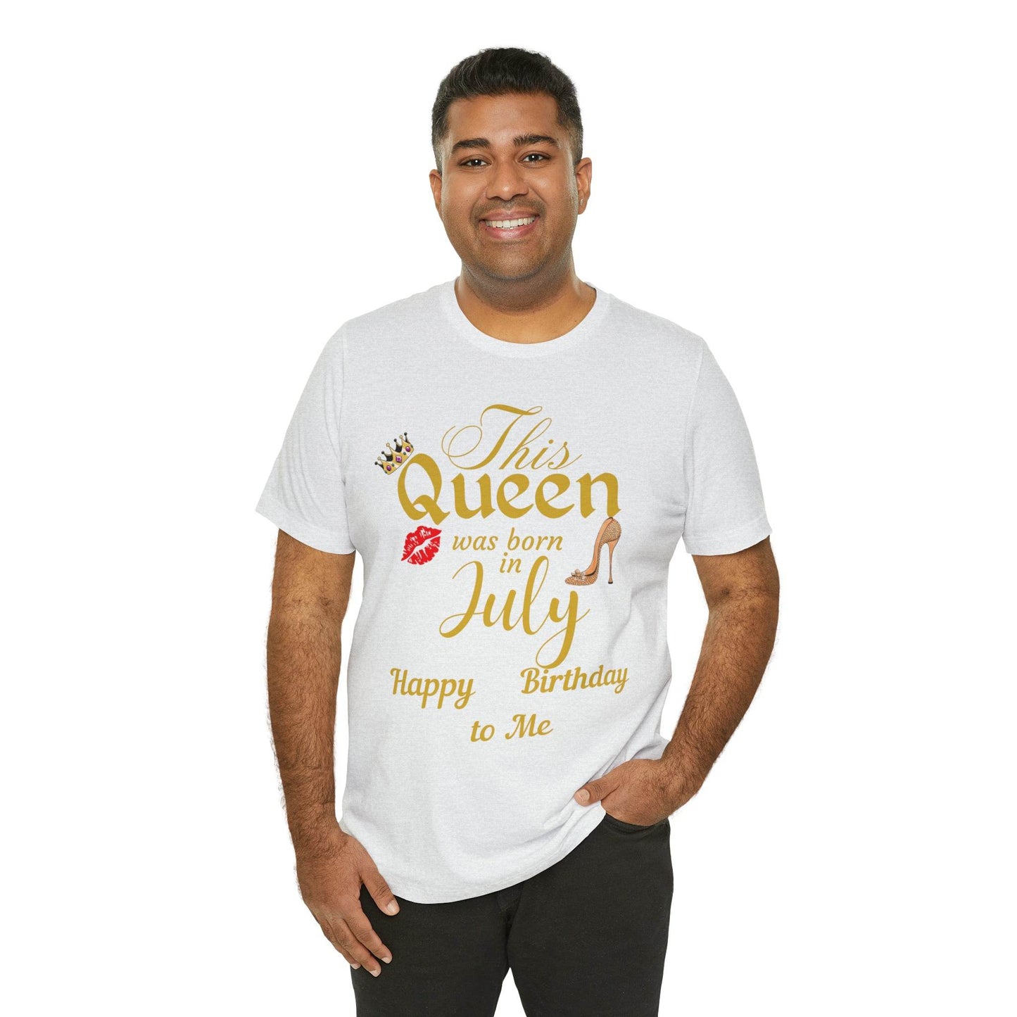 Birthday Queen Shirt, Gift for Birthday, This Queen was born in July Shirt, Funny Queen Shirt, Funny Birthday Shirt, Birthday Gift - Giftsmojo
