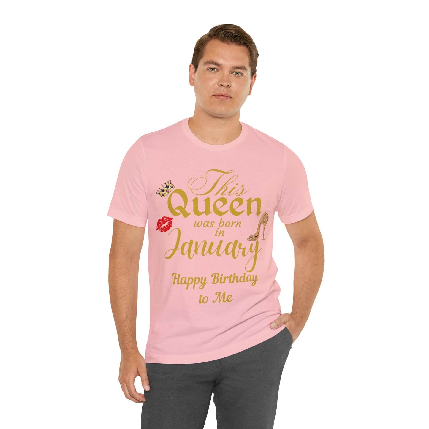 Birthday Queen Shirt, Gift for Birthday, This Queen was born in January Shirt, Funny Queen Shirt, Funny Birthday Shirt, Birthday Gift - Giftsmojo
