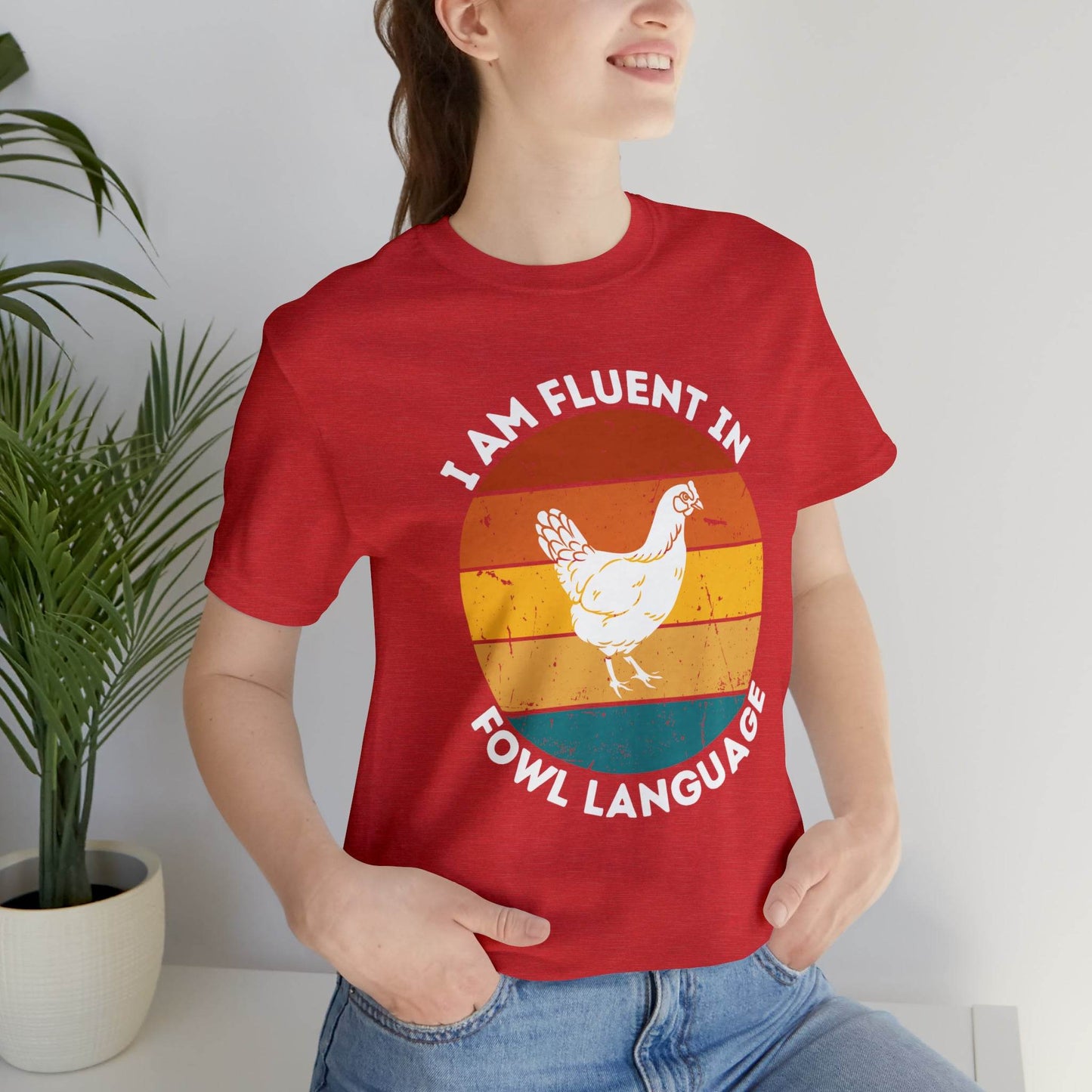 Funny Chicken Owner Gift, Farming Shirt for Farm Lover Shirt, Gift For Chicken Lover gift, Farmer Gift Shirt Chicken Tee Fowl Language shirt - Giftsmojo