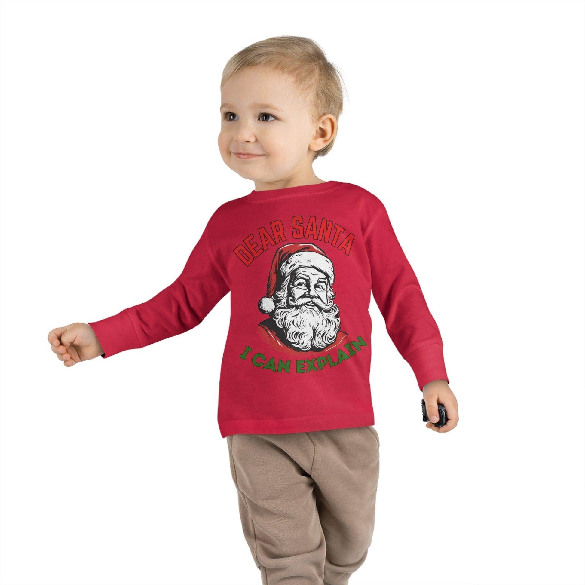Kids Dear Santa I Can Explain Christmas Shirt for Kids Christmas Outfit for Kids - Giftsmojo
