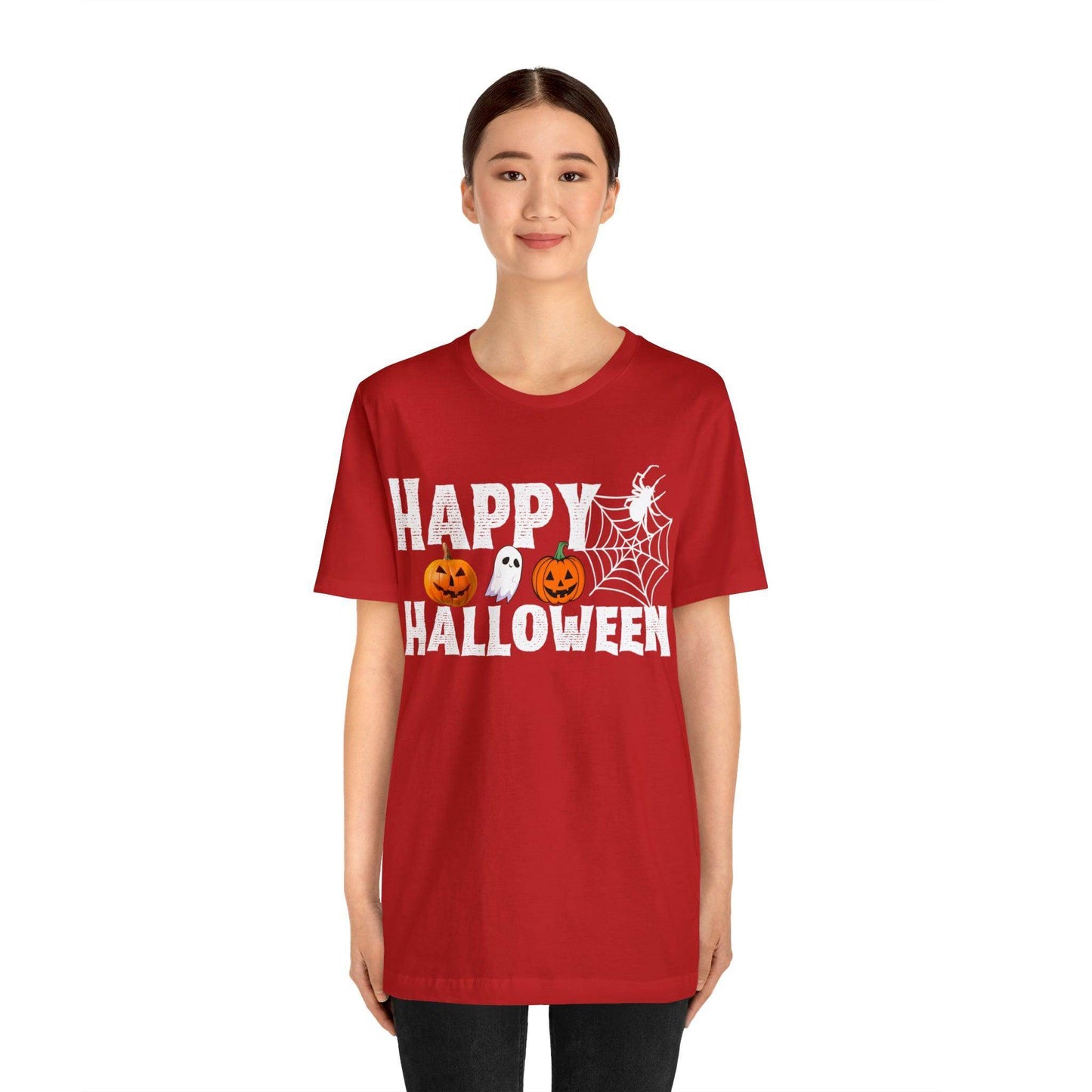 Happy Halloween Costume Pumpkin Ghost Spider Shirt - Giftsmojo