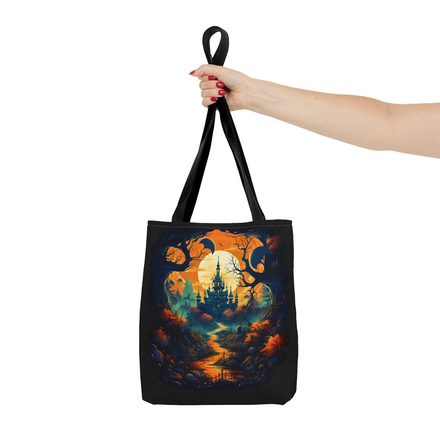Happy Halloween Bag Trick or Treat Bag Love Fall Pumpkin Tote Bag Cute Market Bag - Aesthetic Bag, Fall Tote Bag, Mom Bag Canvas Bag