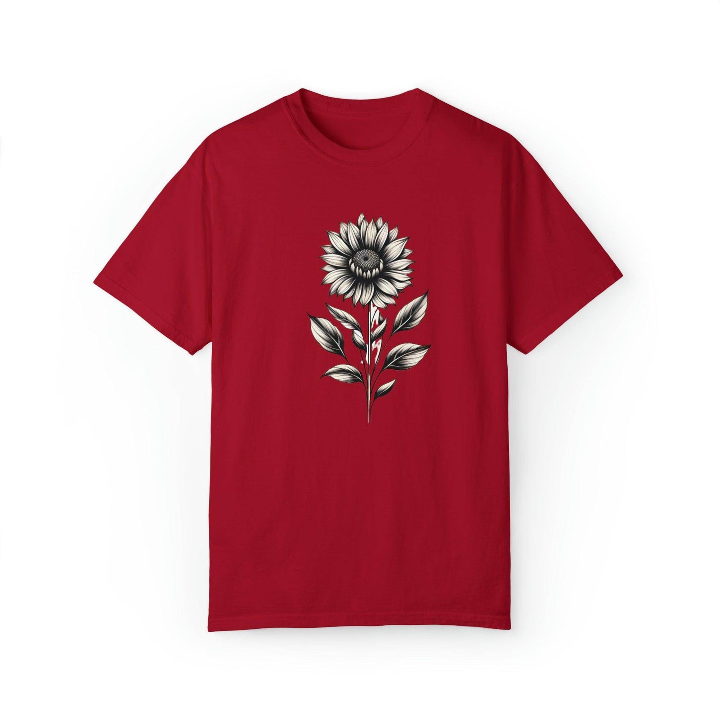 Sunflower Shirt Flower Shirt Aesthetic, Floral Graphic Tee Floral Shirt Flower T-shirt, Wild Flower Shirt Gift For Her Wildflower T-shirt - Giftsmojo
