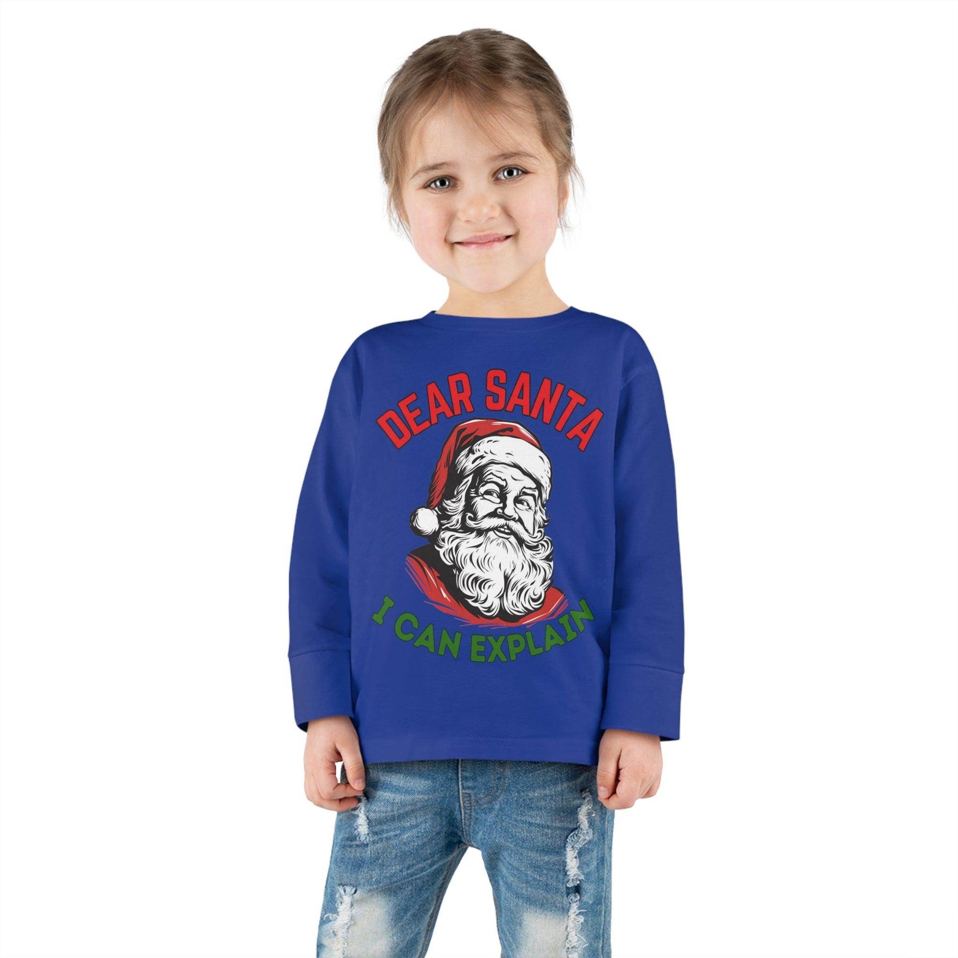 Kids Dear Santa I Can Explain Christmas Shirt for Kids Christmas Outfit for Kids - Giftsmojo