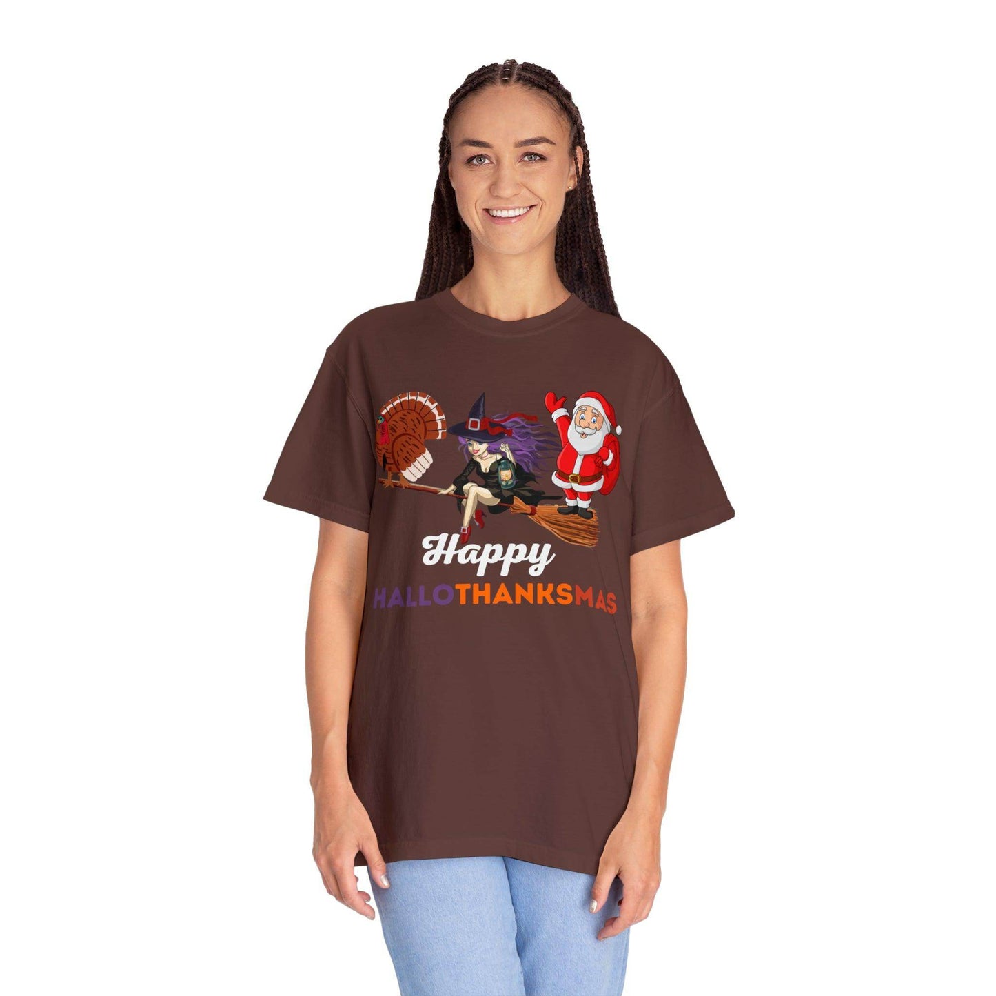 Happy HALLOTHANKSMAS Gift for Fall Halloween Thanksgiving Christmas Gift - Giftsmojo