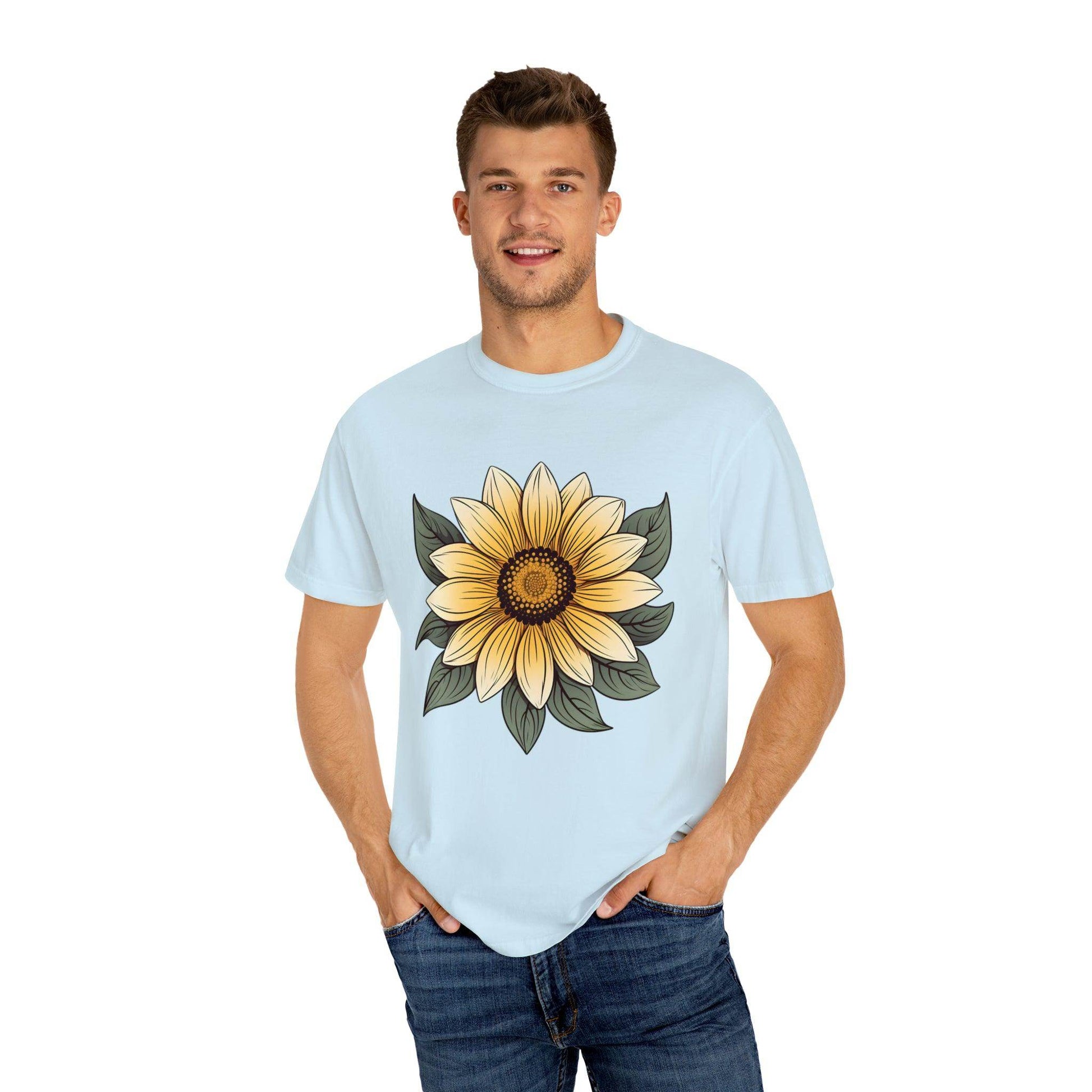 Sunflower Shirt Flower Shirt Aesthetic, Floral Graphic Tee Floral Shirt Flower T-shirt, Wild Flower Shirt Gift For Her Wildflower T-shirt - Giftsmojo