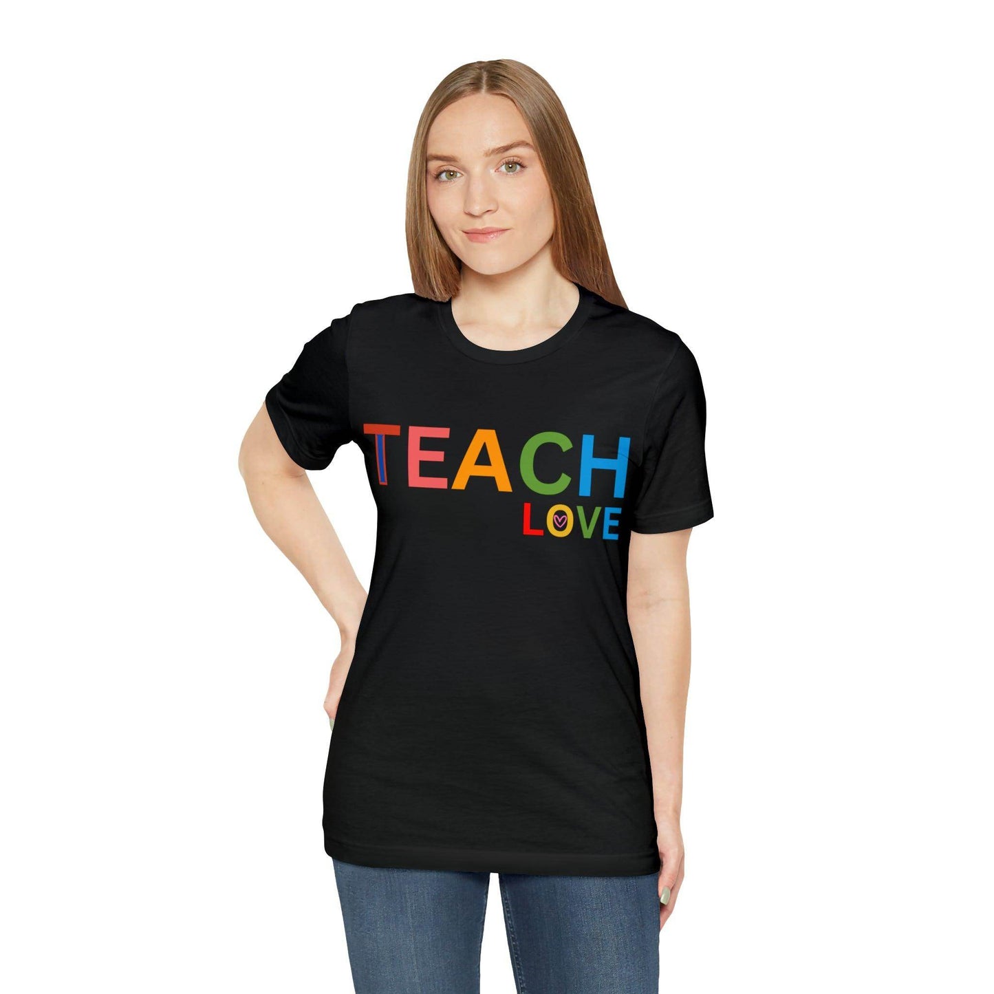I Teach Love Shirt, Teacher Shirt, Teacher Appreciation Gift for Teachers - Giftsmojo