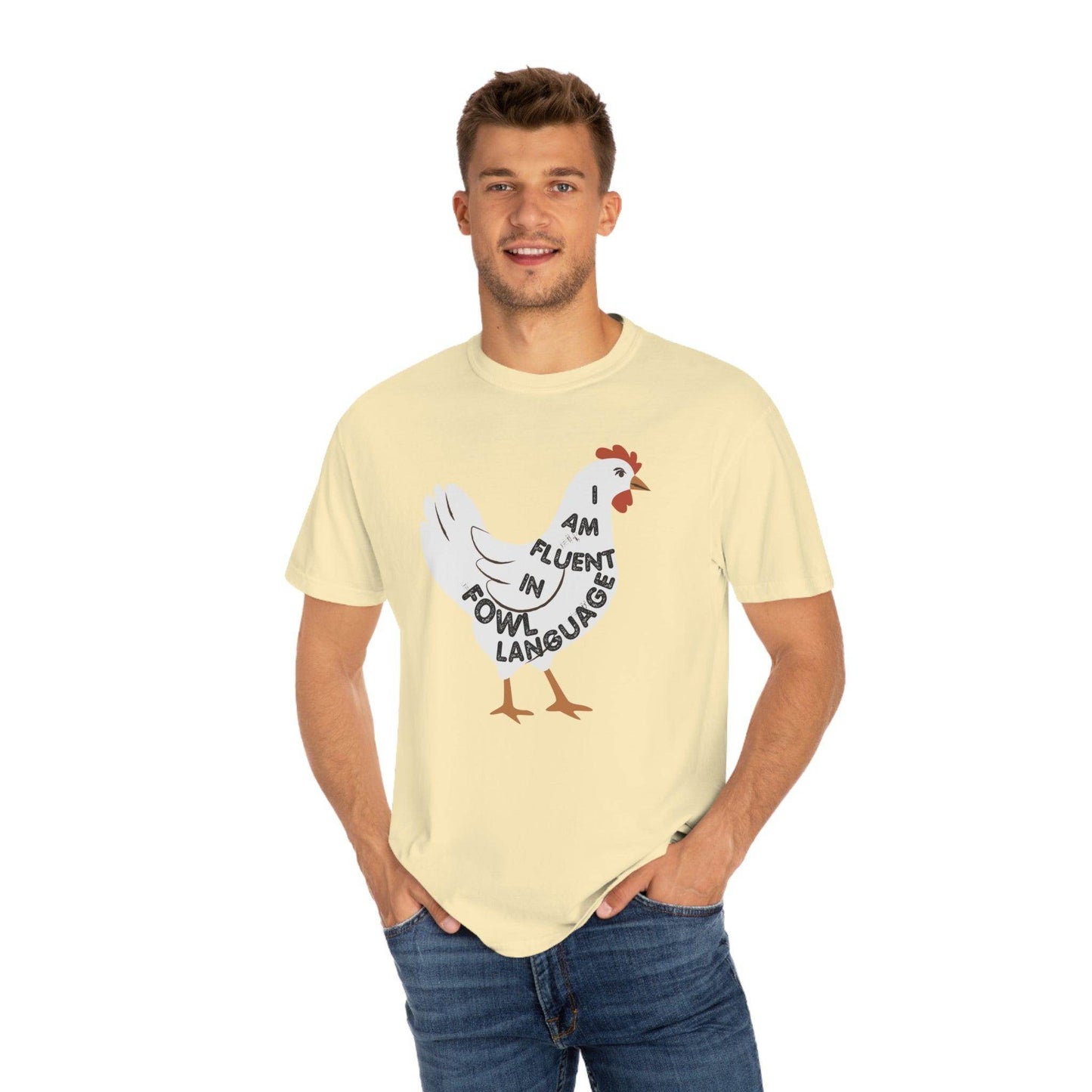 Chicken Shirt Chicken Tee Chicken Owner Gift - Gift For Chicken Lover gift, Fluent in Fowl Language shirt - Giftsmojo