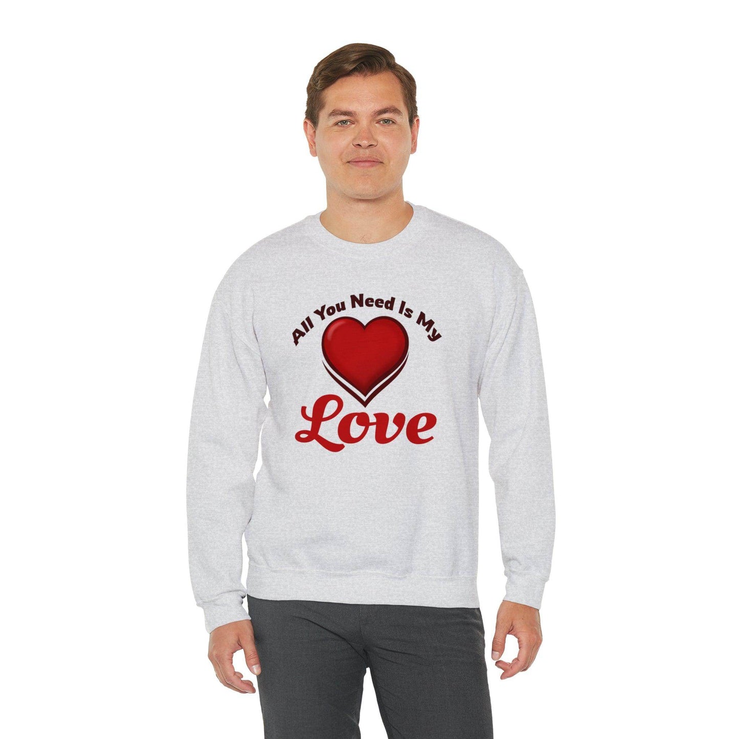 All you need is My Love Tee Hooded Sweatshirt - Giftsmojo
