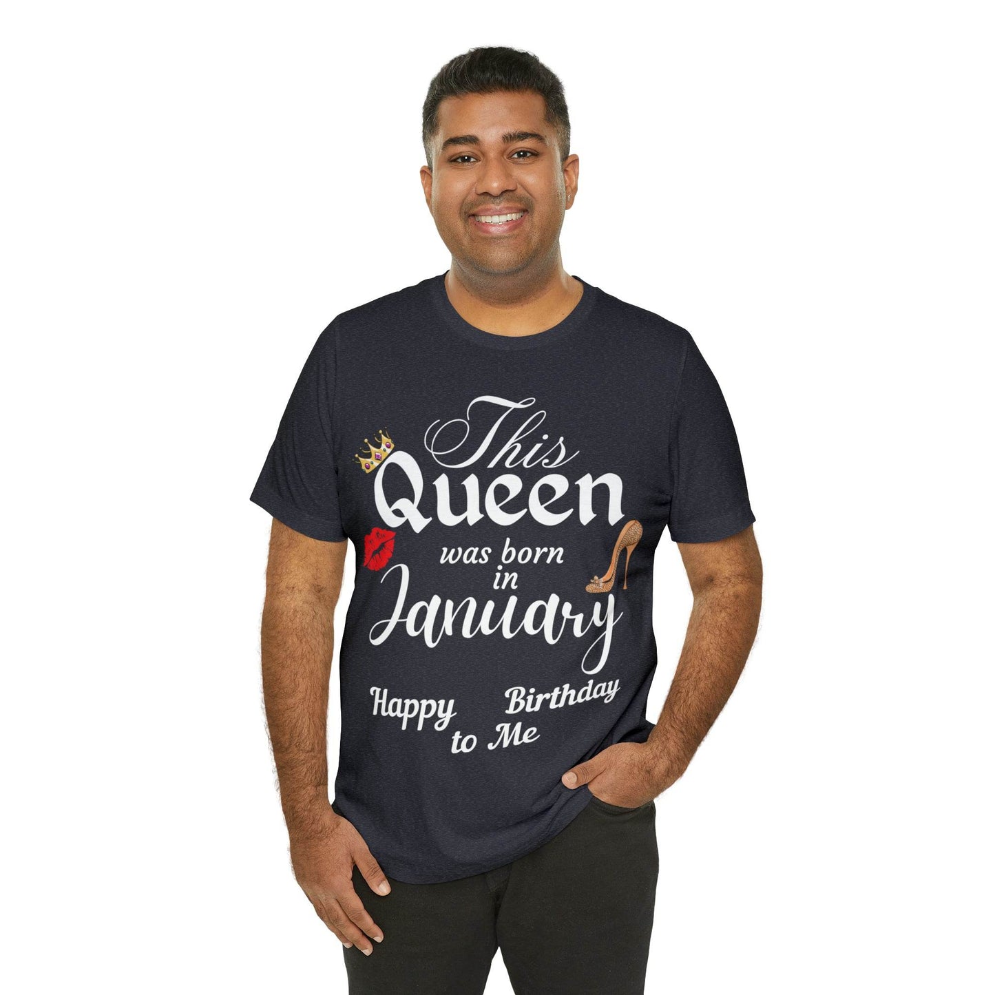 Birthday Queen Shirt, Gift for Birthday, This Queen was born in January Shirt, Funny Queen Shirt, Funny Birthday Shirt, Birthday Gift - Giftsmojo