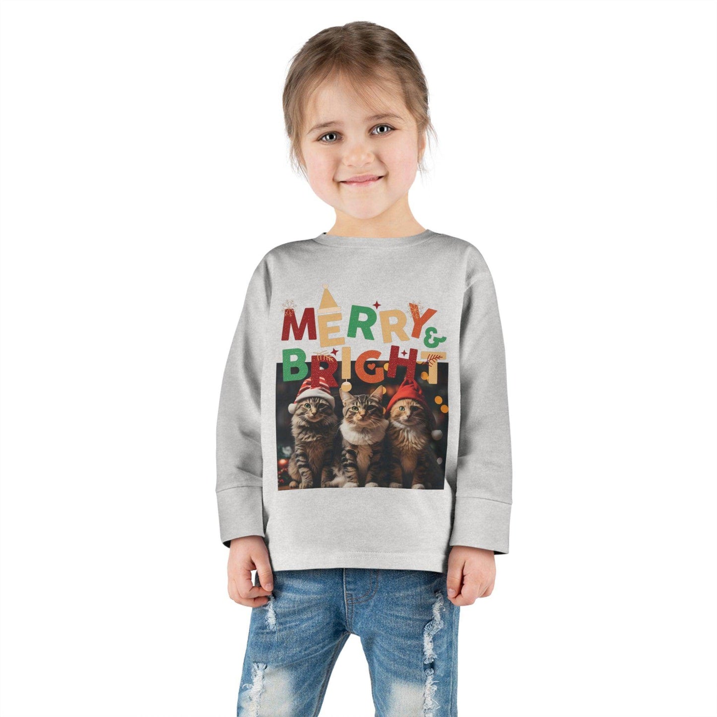 Toddler Christmas Shirt Toddler Christmas Long Sleeve Tee Kids Christmas Gift - Giftsmojo
