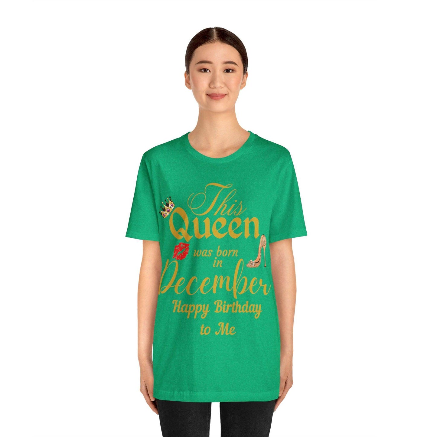 Birthday Queen Shirt, Gift for Birthday, This Queen was born in December Shirt, Funny Queen Shirt, Funny Birthday Shirt, Birthday Gift - Giftsmojo