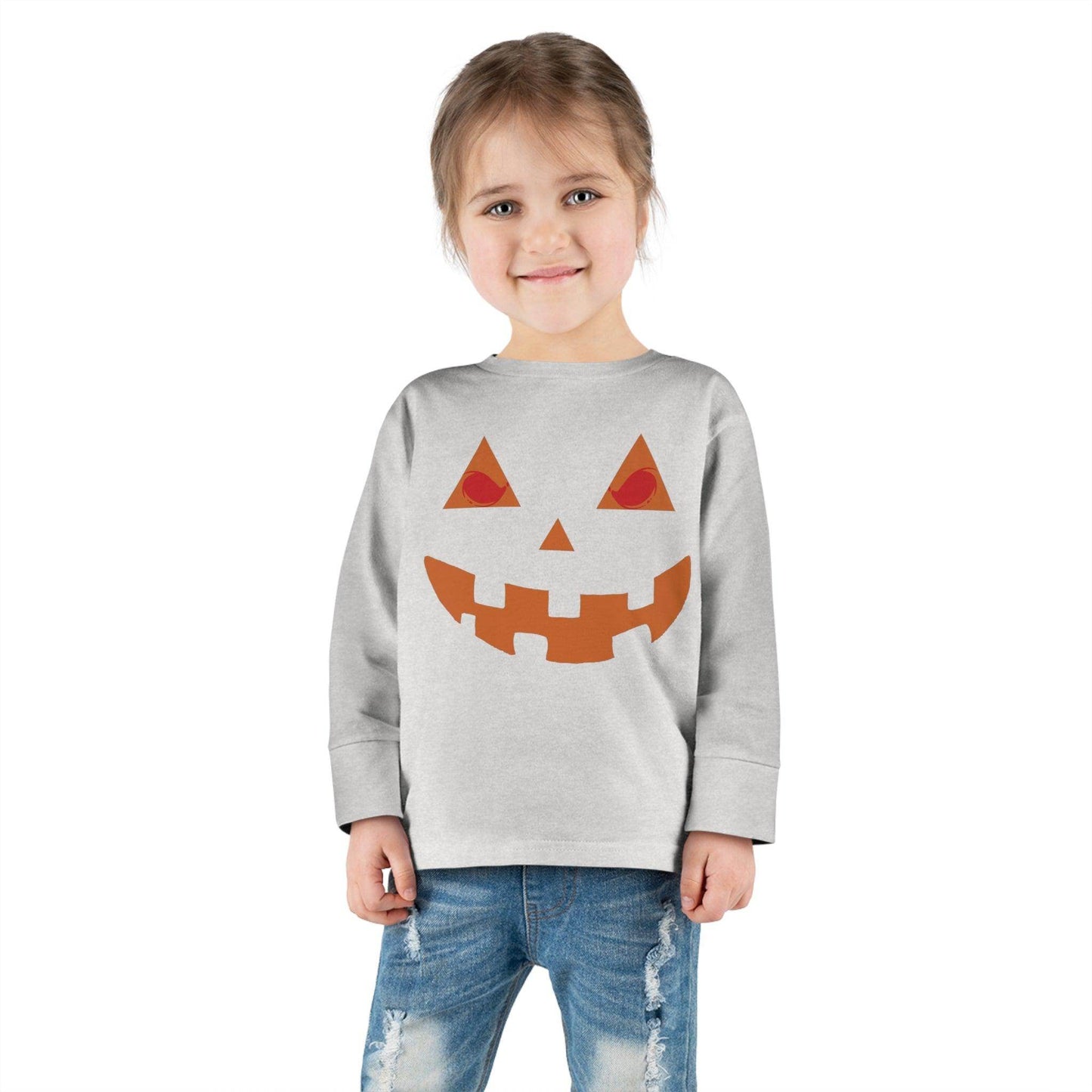 Kids Halloween Pumpkin Face Shirt Kids Jack O Lantern Shirt Kids Halloween Shirt Kids Long Sleeve Trick or Treat Outfit for Halloween - Giftsmojo