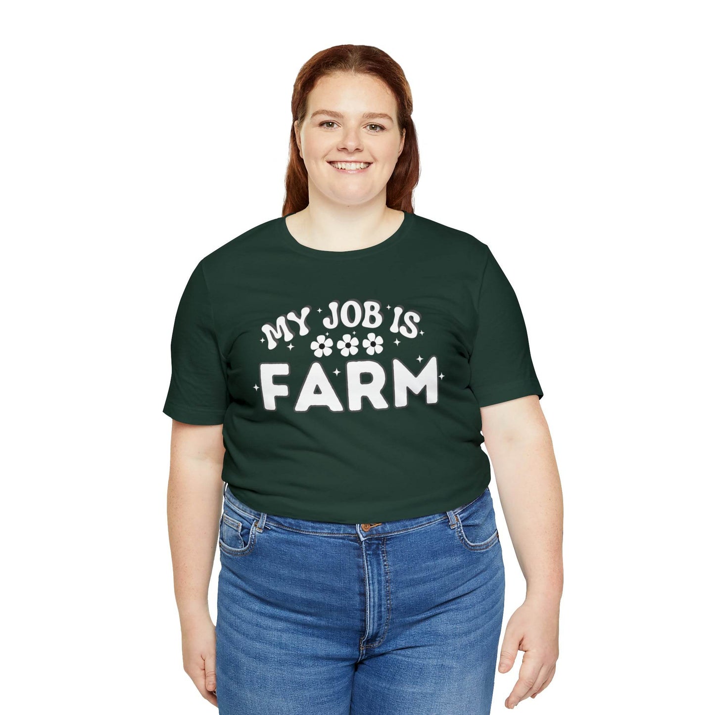 My Job is Farm Shirt Farmer Shirt Farming Shirt Homestead Gardening Shirt Farmers, Farmhand, Livestock Farmer, Crop Grower Horticulturist, Animal Scientist, Agricultural Engineer Environmental Scientist,  - Giftsmojo