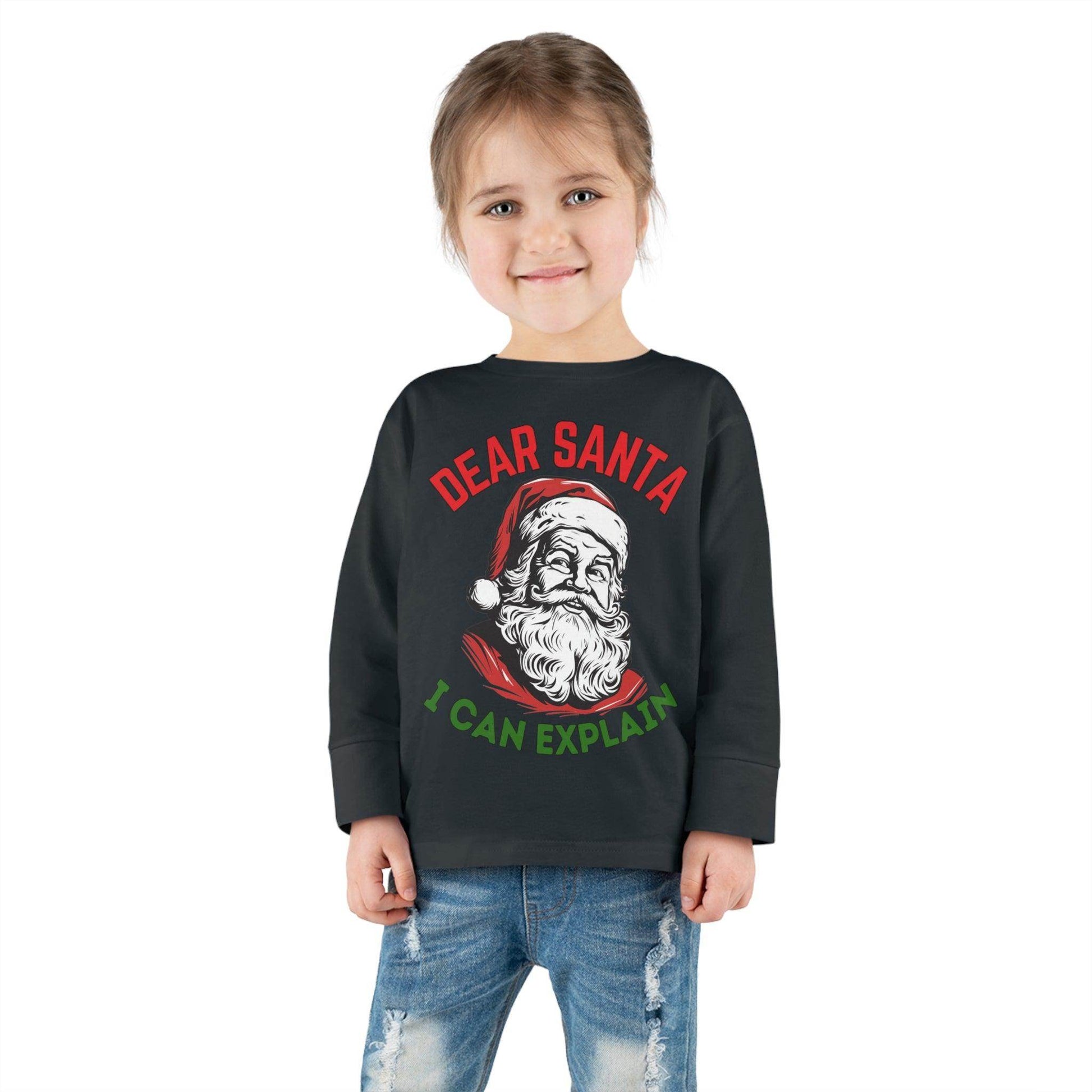 Kids Dear Santa I Can Explain Christmas Shirt for Kids Christmas Outfit for Kids - Giftsmojo