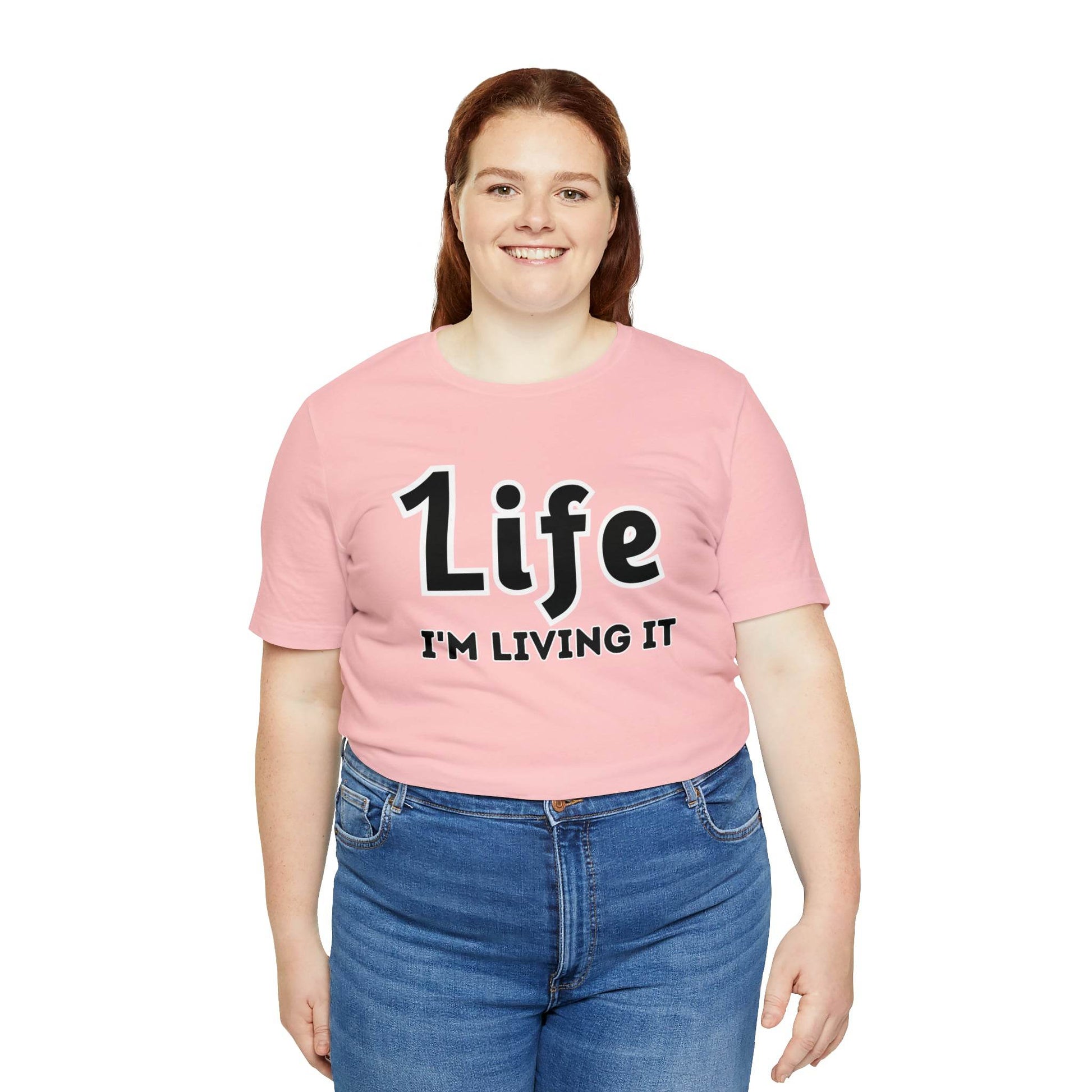 One Life I'M Living It Shirt One life Shirt 1life shirt Live Your Life You Only Have One Life To Live Shirt - Giftsmojo