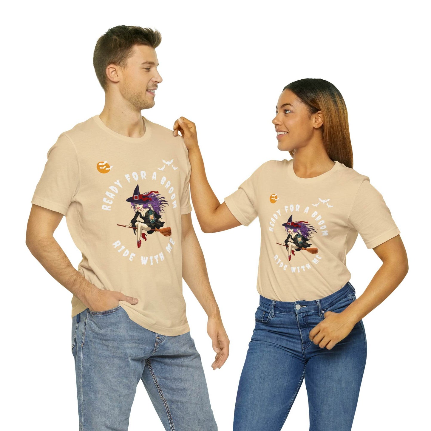 Ready for a Broom Ride with Me Halloween shirt, Witch shirt, Halloween tshirt, Halloween outfit, Work Halloween Costume - Giftsmojo