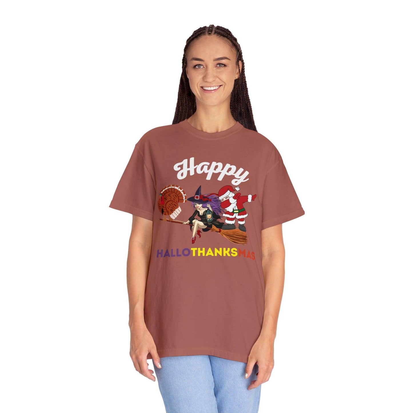 Happy HALLOTHANKSMAS Gift for Fall Halloween Thanksgiving Christmas Gift - Giftsmojo