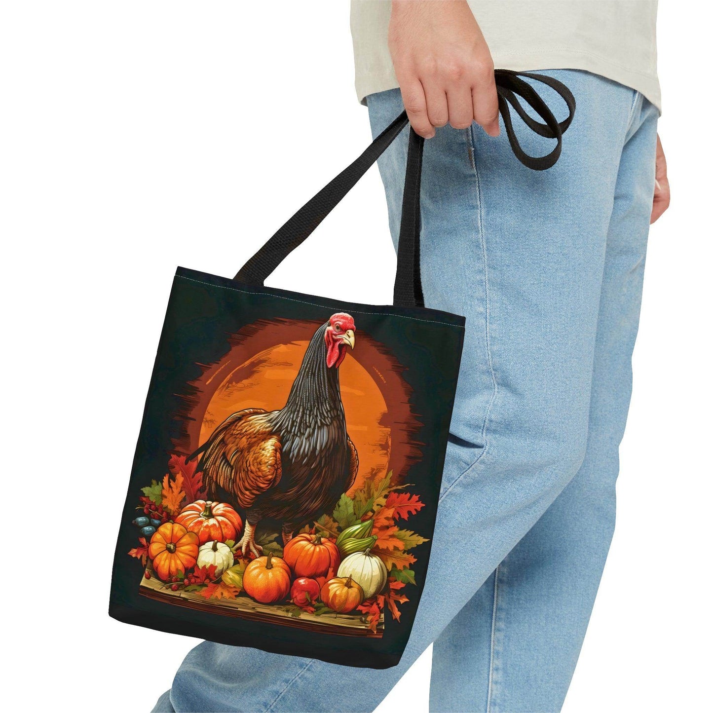 Happy Thanksgiving Bag Fall Bag Turkey Bag Pumpkin Tote Bag Cute Market Bag - Aesthetic Bag, Thanksgiving Gift, Mom Bag Canvas Bag - Giftsmojo