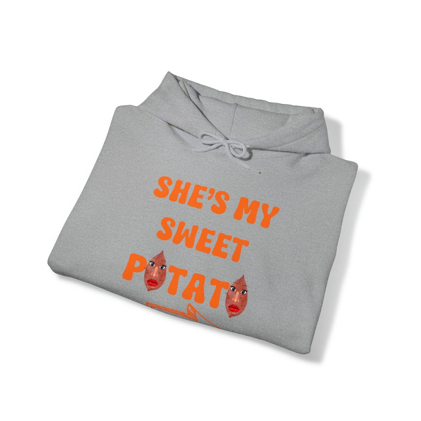 She's My Sweet Potato Hooded Sweatshirt Funny Thanksgiving Shirt Thanksgiving Gift Trendy Thanksgiving Sweatshirt Thanksgiving Hoodie Couple Matchinggift - Giftsmojo
