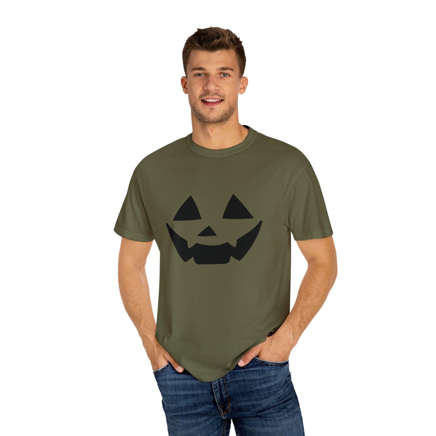 Pumpkin Face Halloween Shirt Retro Halloween Tshirt, Vintage Shirt Halloween Shirt Pumpkin Face Halloween Costume Comfort Colors