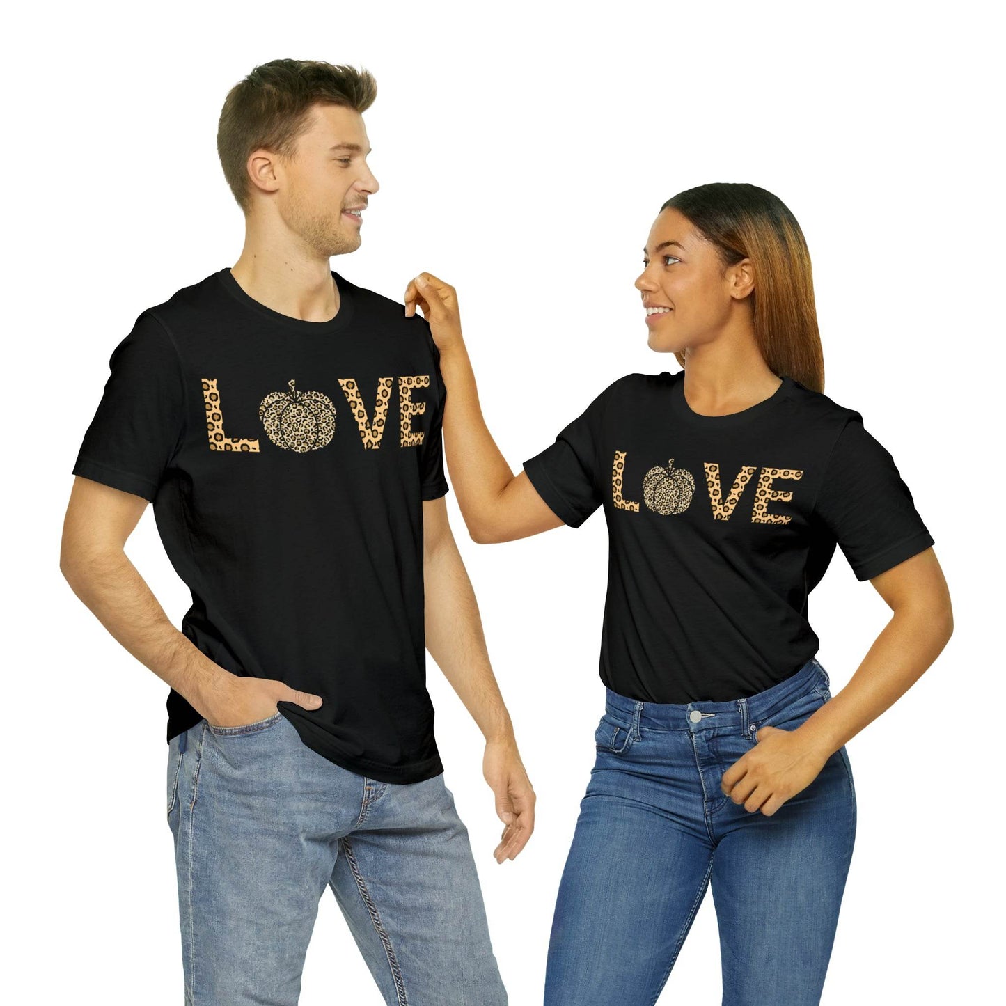 Embrace the Wild - Fall Leopard Print Shirt Leopard Print Love Fall - Pumpkin shirt - autumn shirt - Giftsmojo