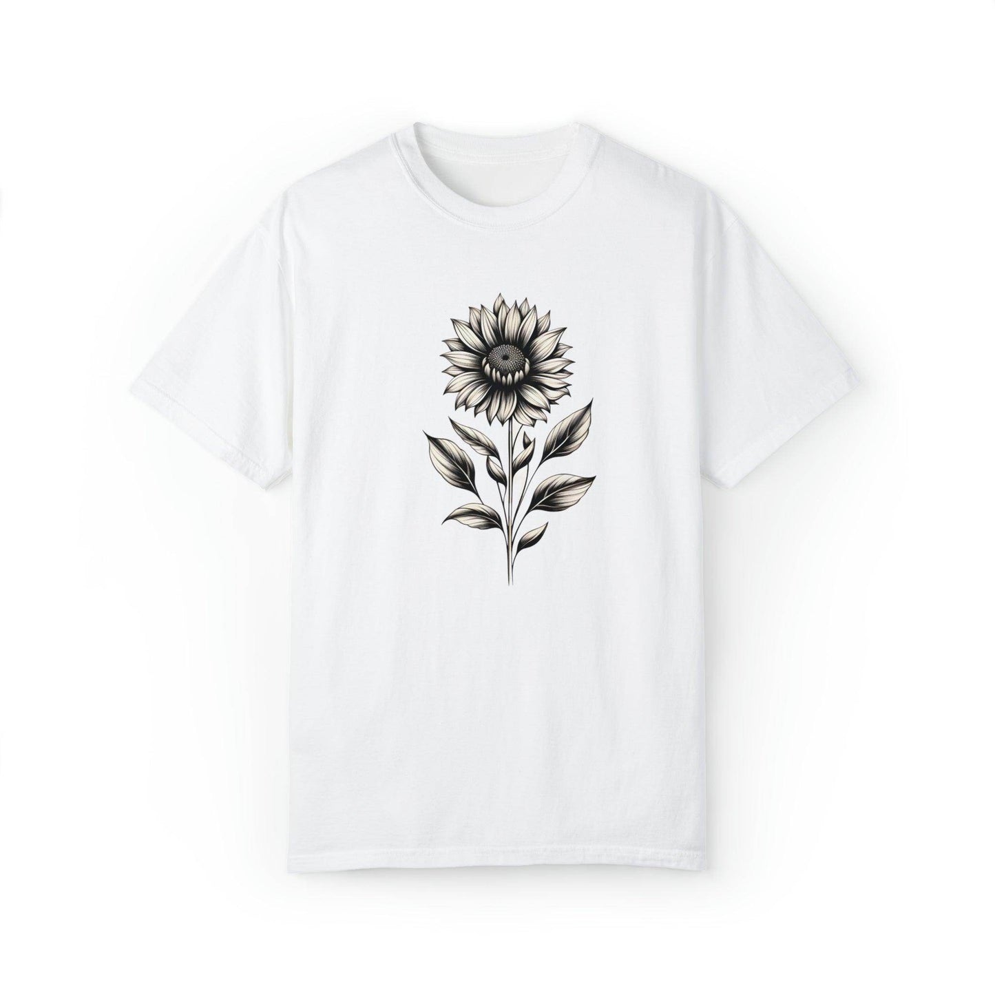 Sunflower Shirt Flower Shirt Aesthetic, Floral Graphic Tee Floral Shirt Flower T-shirt, Wild Flower Shirt Gift For Her Wildflower T-shirt - Giftsmojo
