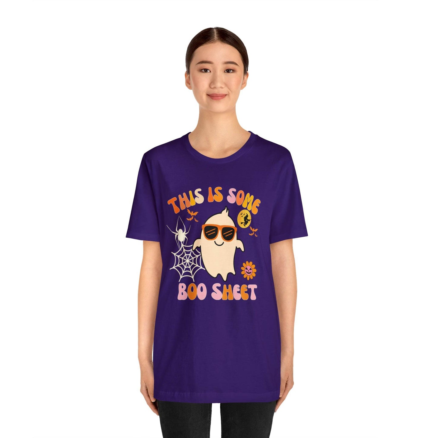 This Is Some Boo Sheet Funny Halloween Shirt Funny Halloween Costume Spooky Season Tee Funny Gift Shirt for Birthday Christmas Anniversary - Giftsmojo