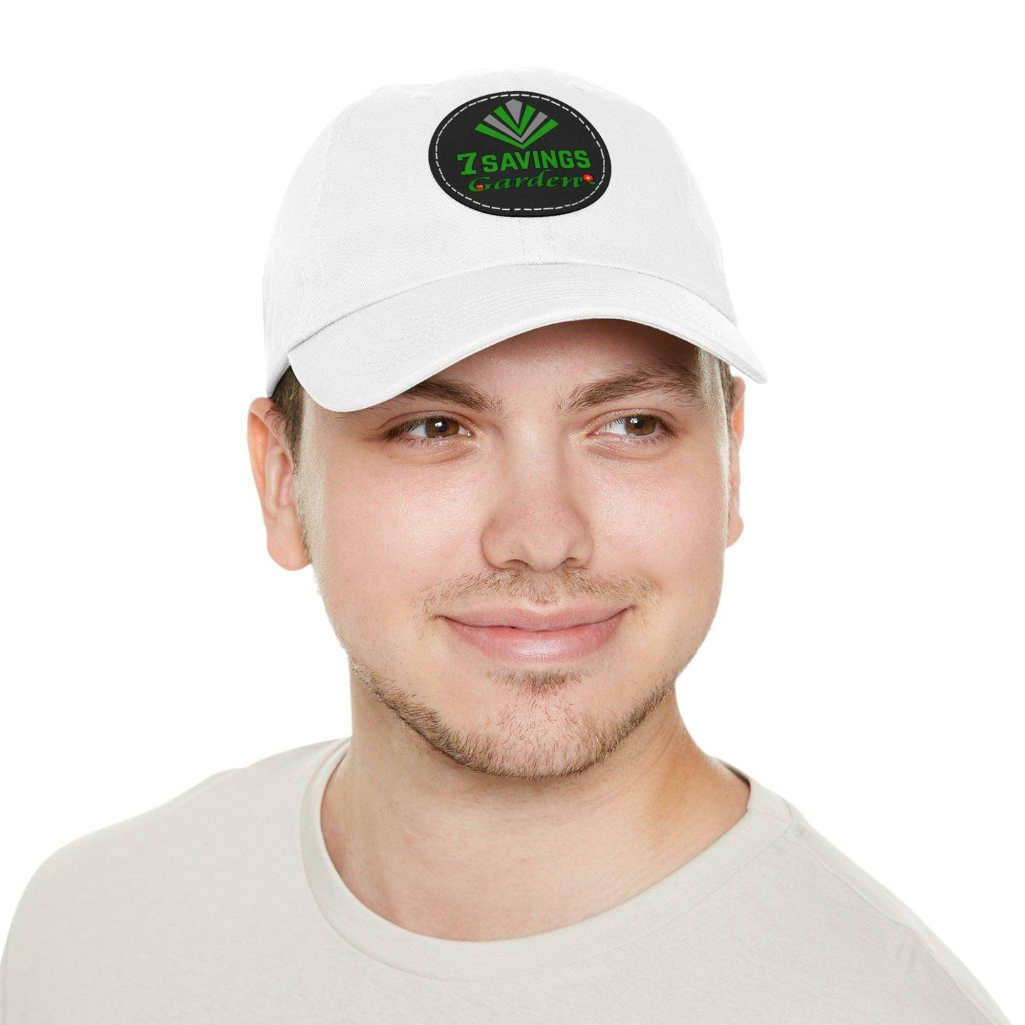 7savings Dad Hat with Leather Patch (Round) Plant lover hat - Giftsmojo
