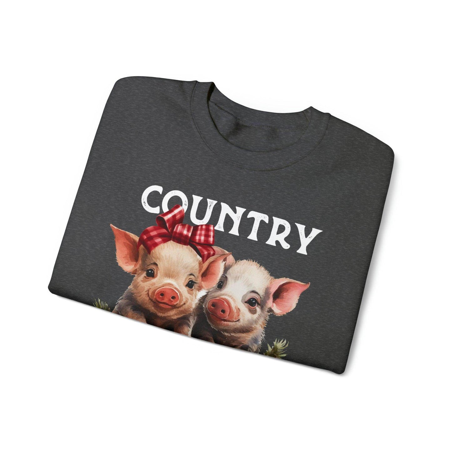 Farm Country Christmas Sweatshirt Christmas in The Barn Sweatshirt Christmas Farm Sweatshirt Christmas Sweater Trendy Christmas Shirt Farmers - Giftsmojo