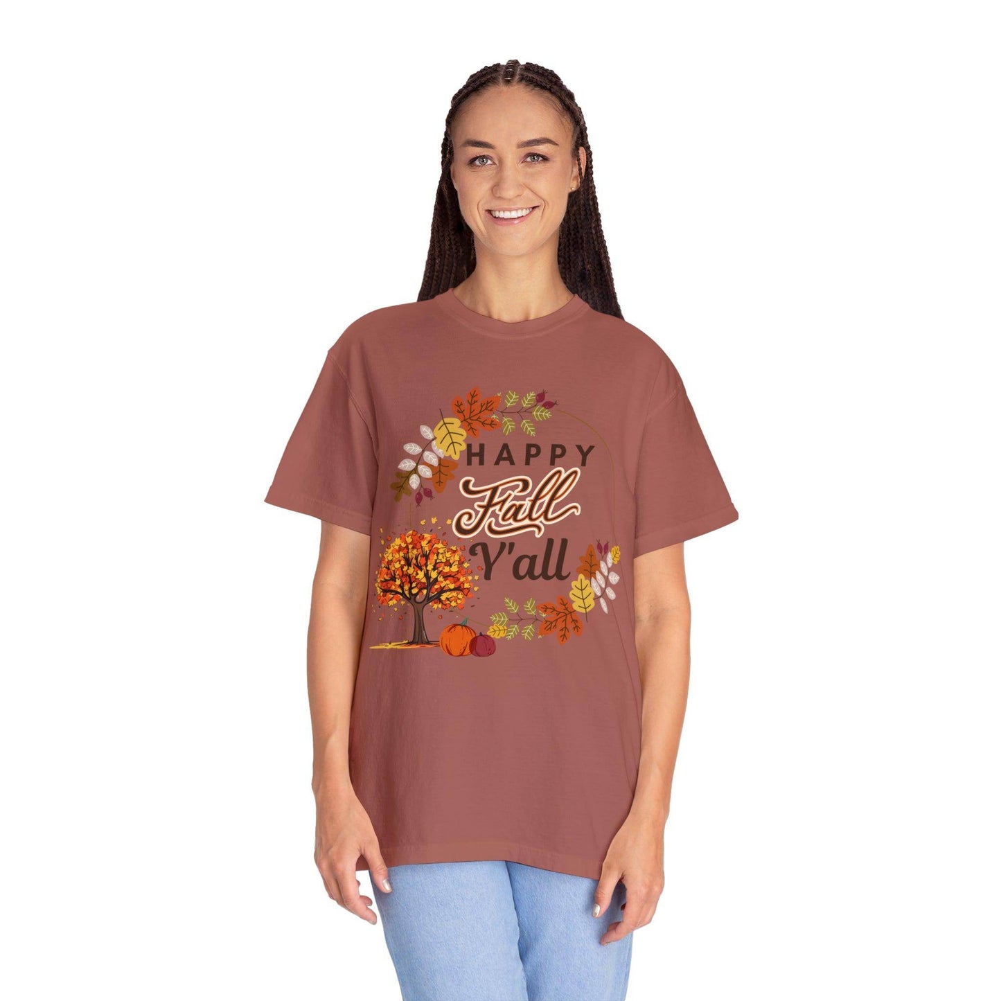 Happy Fall Y'all Gift for Fall, Funny Fall Shirts Gift, Autumn Tee, Fall TShirt - Giftsmojo