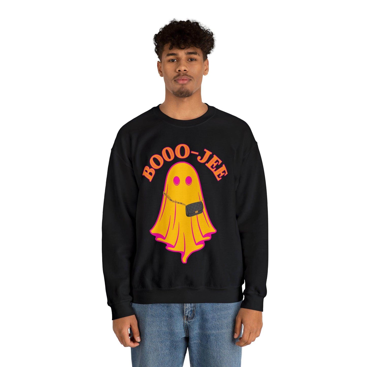 Booo-Jee Sweatshirt, Boo Halloween Sweatshirt, Spooky Ghost Sweatshirt, Boo Jee Shirt, Halloween Ghost Sweatshirt, Halloween Boo Shirt - Giftsmojo