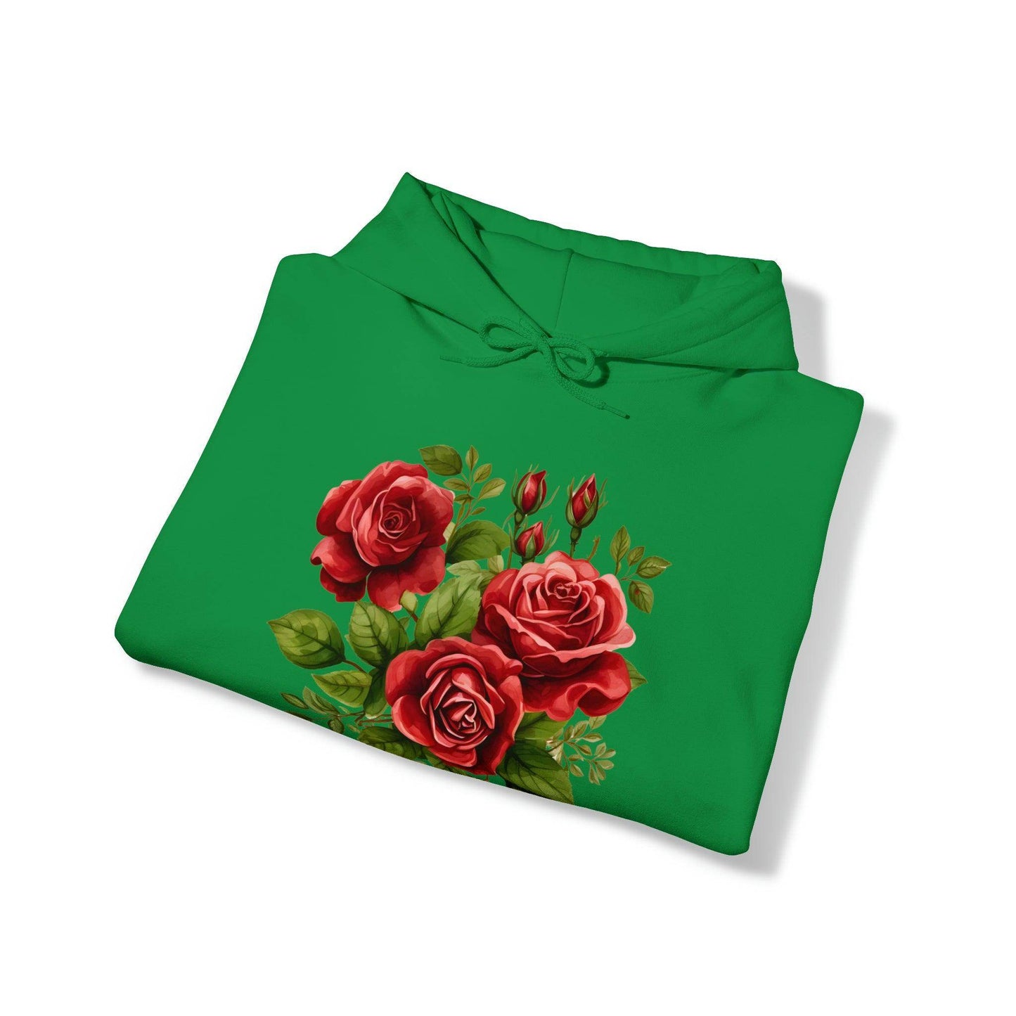Christmas Flower Hooded Sweatshirt Christmas Flower Sweatshirt Christmas Sweater Christmas Pullover Christmas Flower Shirt - Giftsmojo