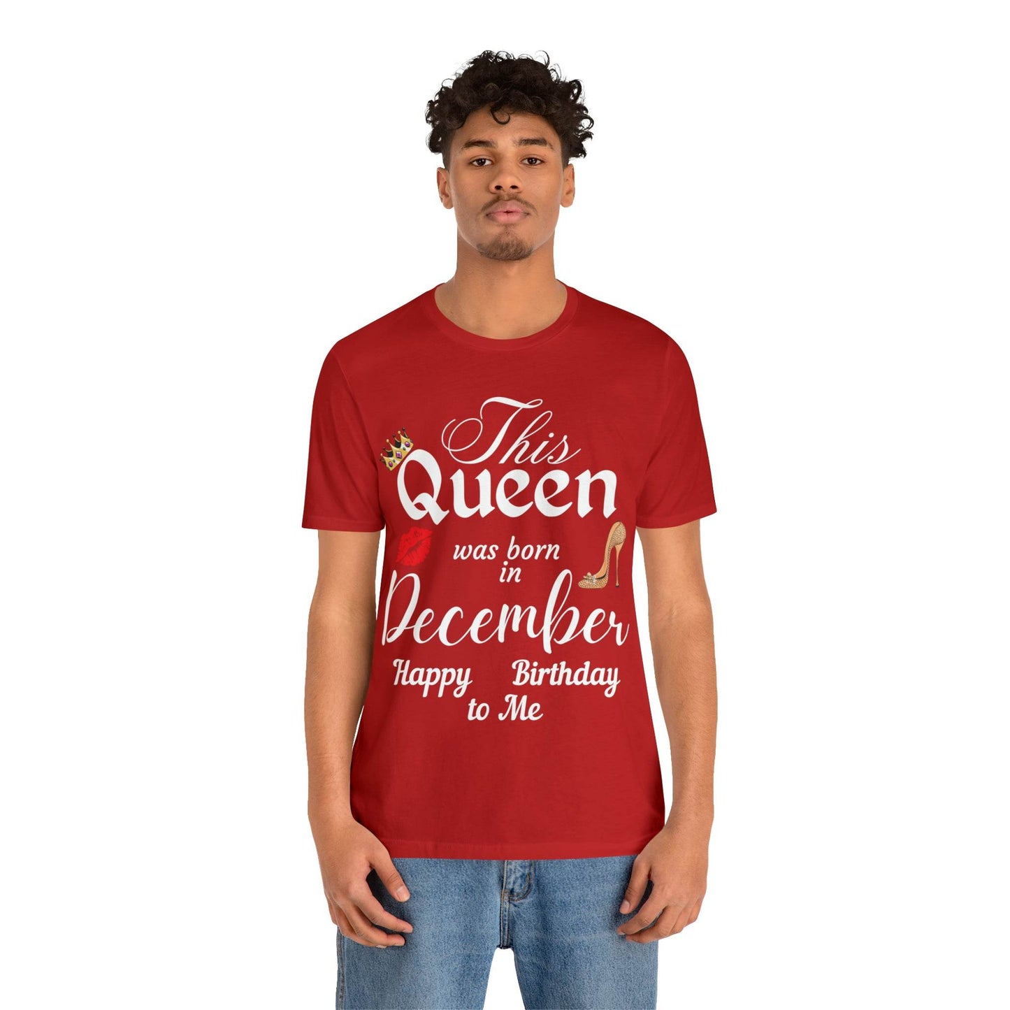Birthday Queen Shirt, Gift for Birthday, This Queen was born in December Shirt, Funny Queen Shirt, Funny Birthday Shirt, Birthday Gift - Giftsmojo
