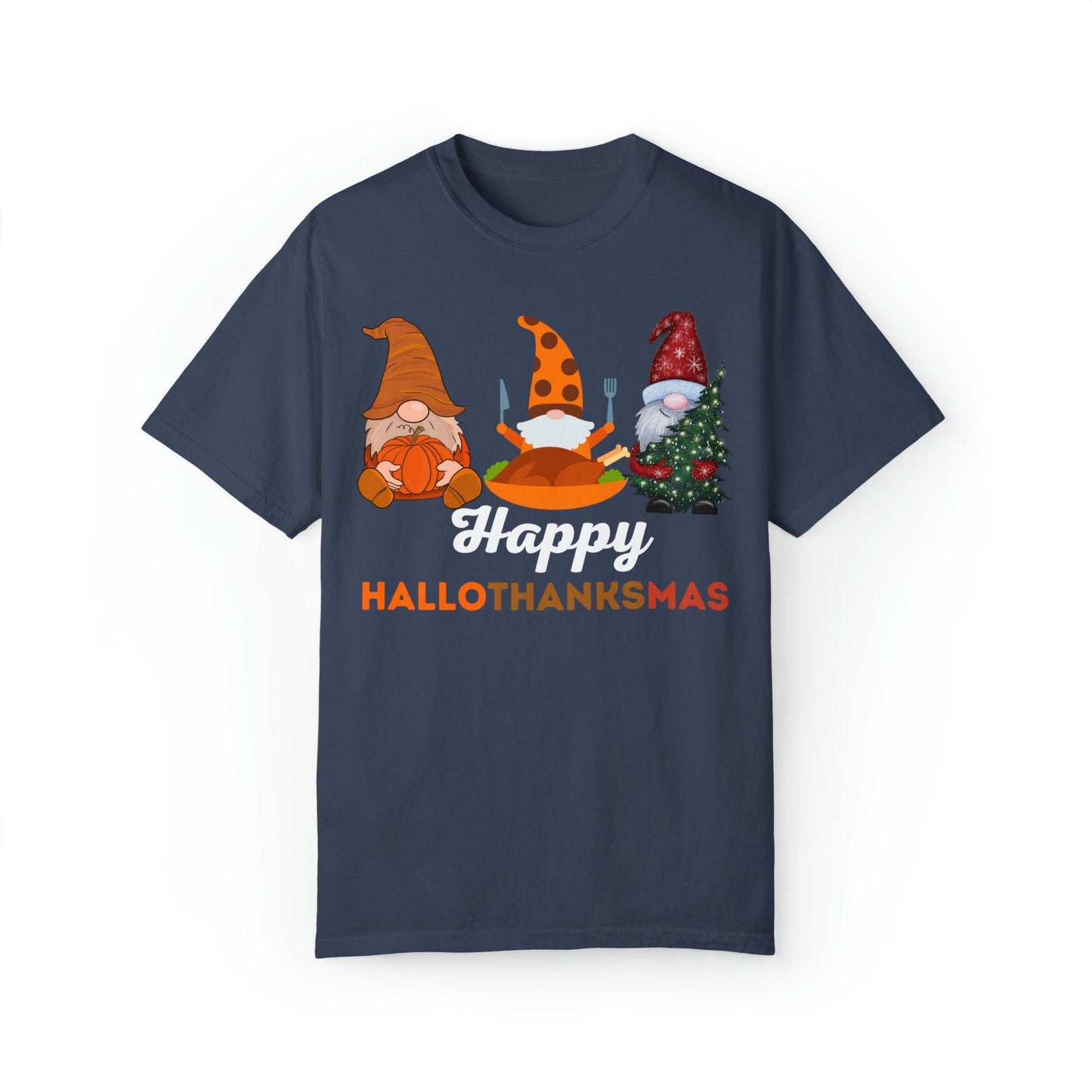 Happy HALLOTHANKSMAS Gift for Fall Halloween Thanksgiving Christmas Gift