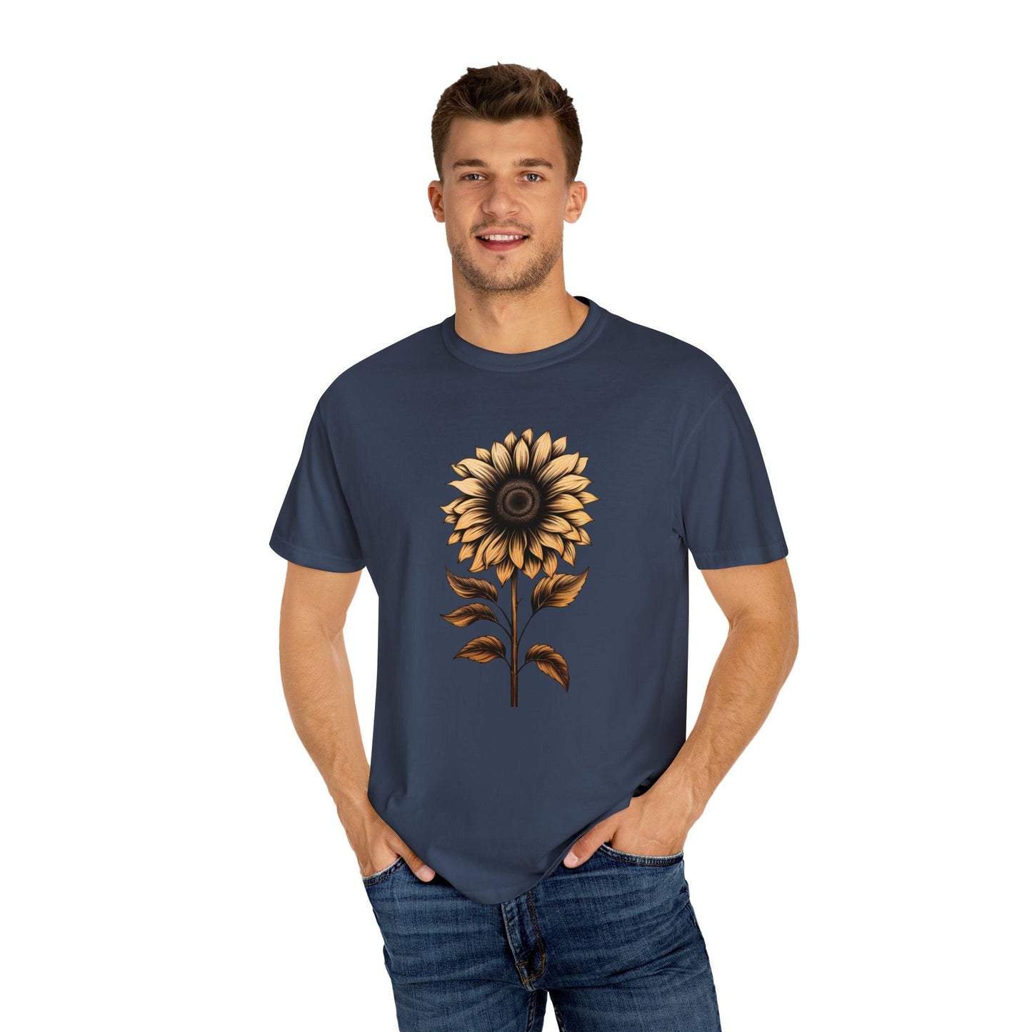 Vintage Sunflower Shirt Flower Shirt Aesthetic, Floral Graphic Tee Floral Shirt Flower T-shirt, Vintage Wild Flower Shirt Vintage Flower Shirt,