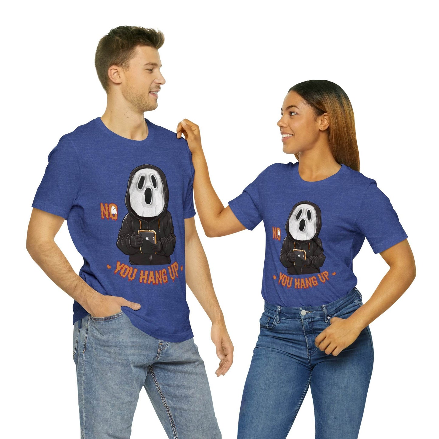 Elevate Your Halloween Style with the Playful 'No You Hang Up' Shirt Spooky shirt - Giftsmojo