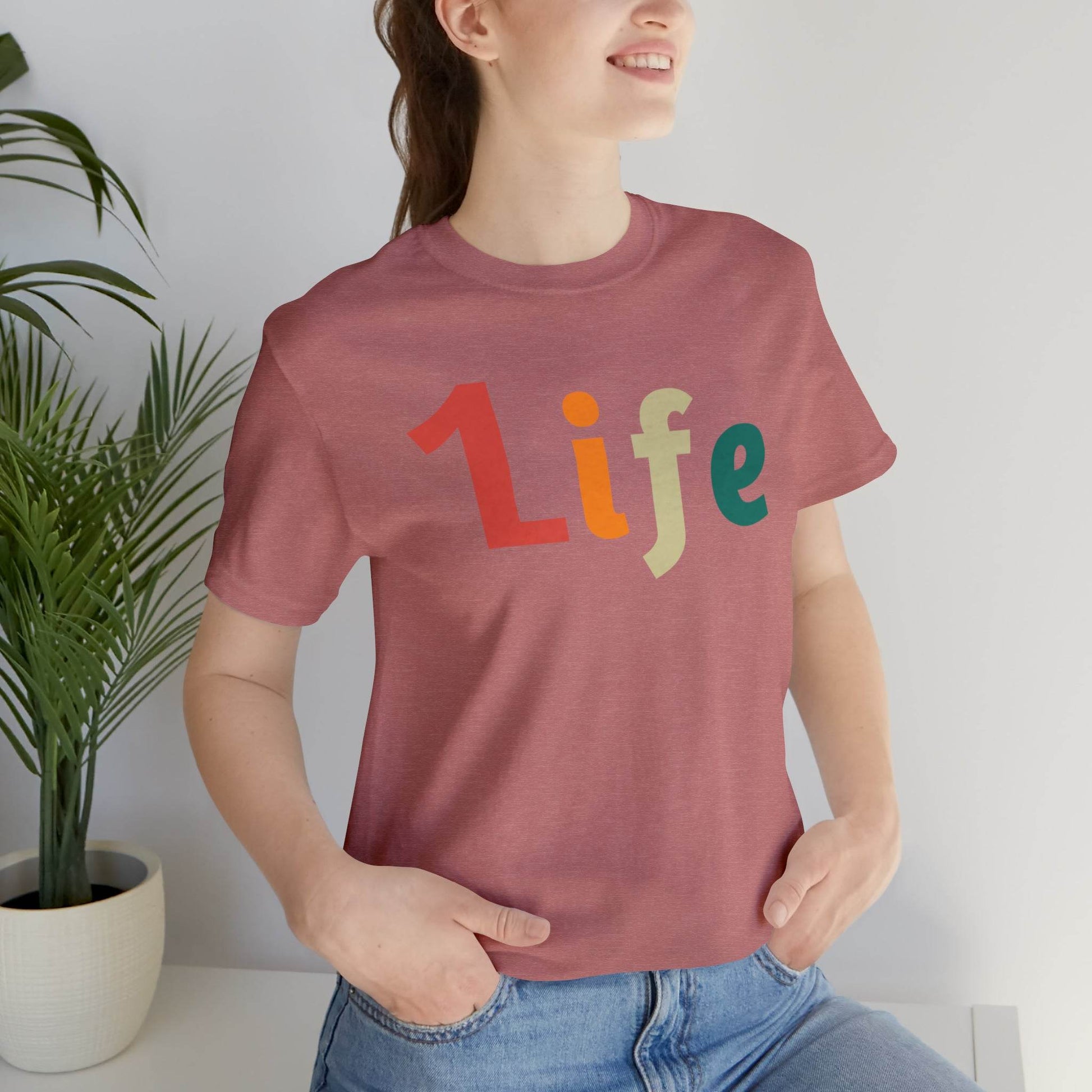 Retro One life Shirt 1life shirt Live Your Life You Only Have One Life To Live Retro Shirt - Giftsmojo