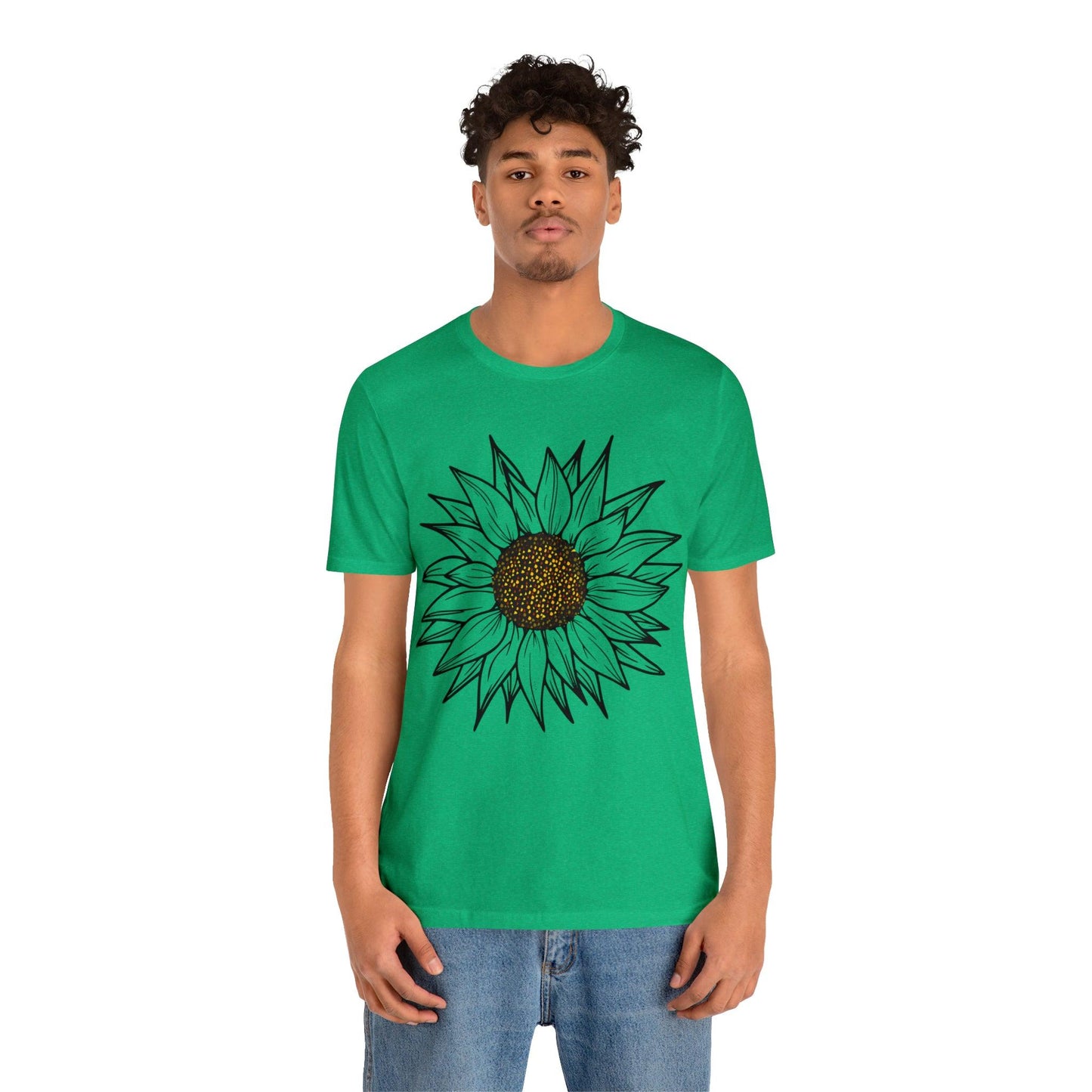Sunflower Shirt, Floral Tee Shirt, Flower Shirt, Garden Shirt, Womens Fall Summer Shirt Sunshine Tee, Gift for Gardener, Nature love shirt - Giftsmojo