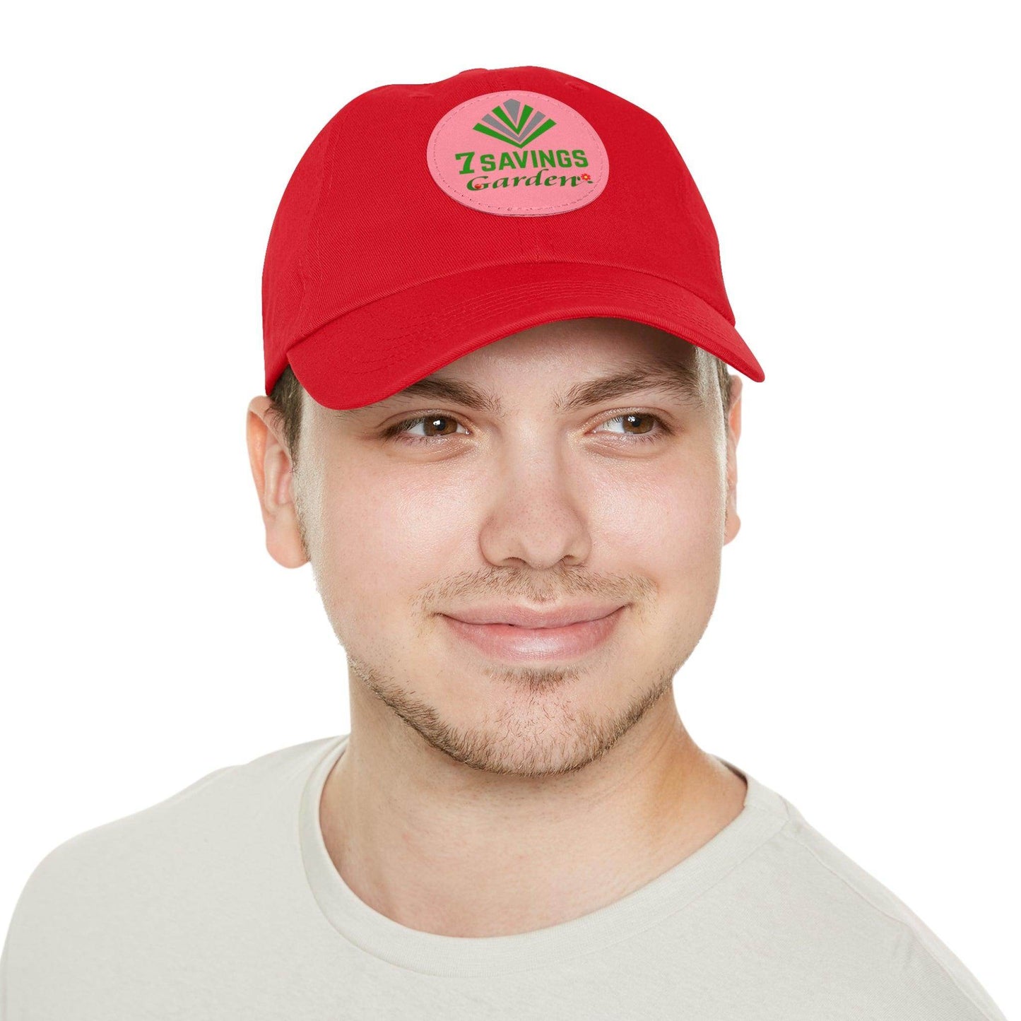 7savings Dad Hat with Leather Patch (Round) Plant lover hat - Giftsmojo