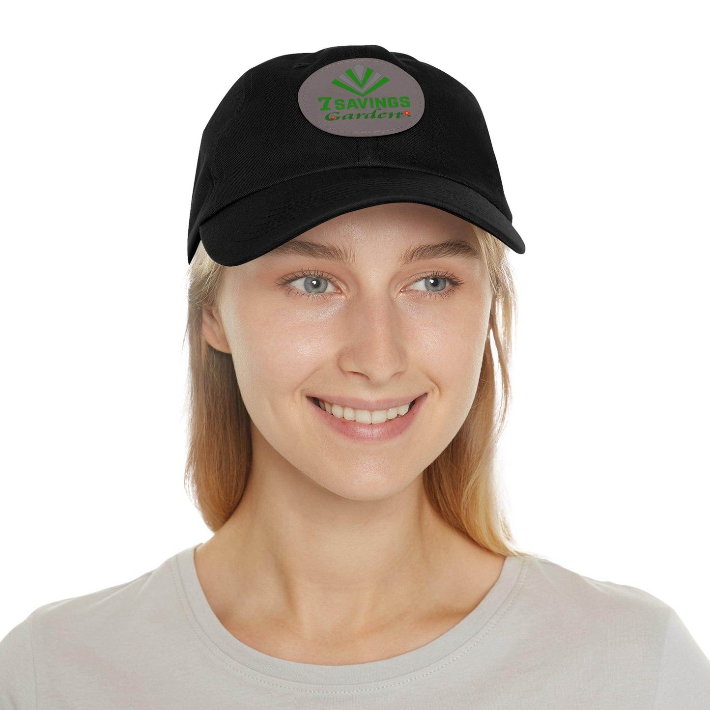 7savings Dad Hat with Leather Patch (Round) Plant lover hat - Giftsmojo