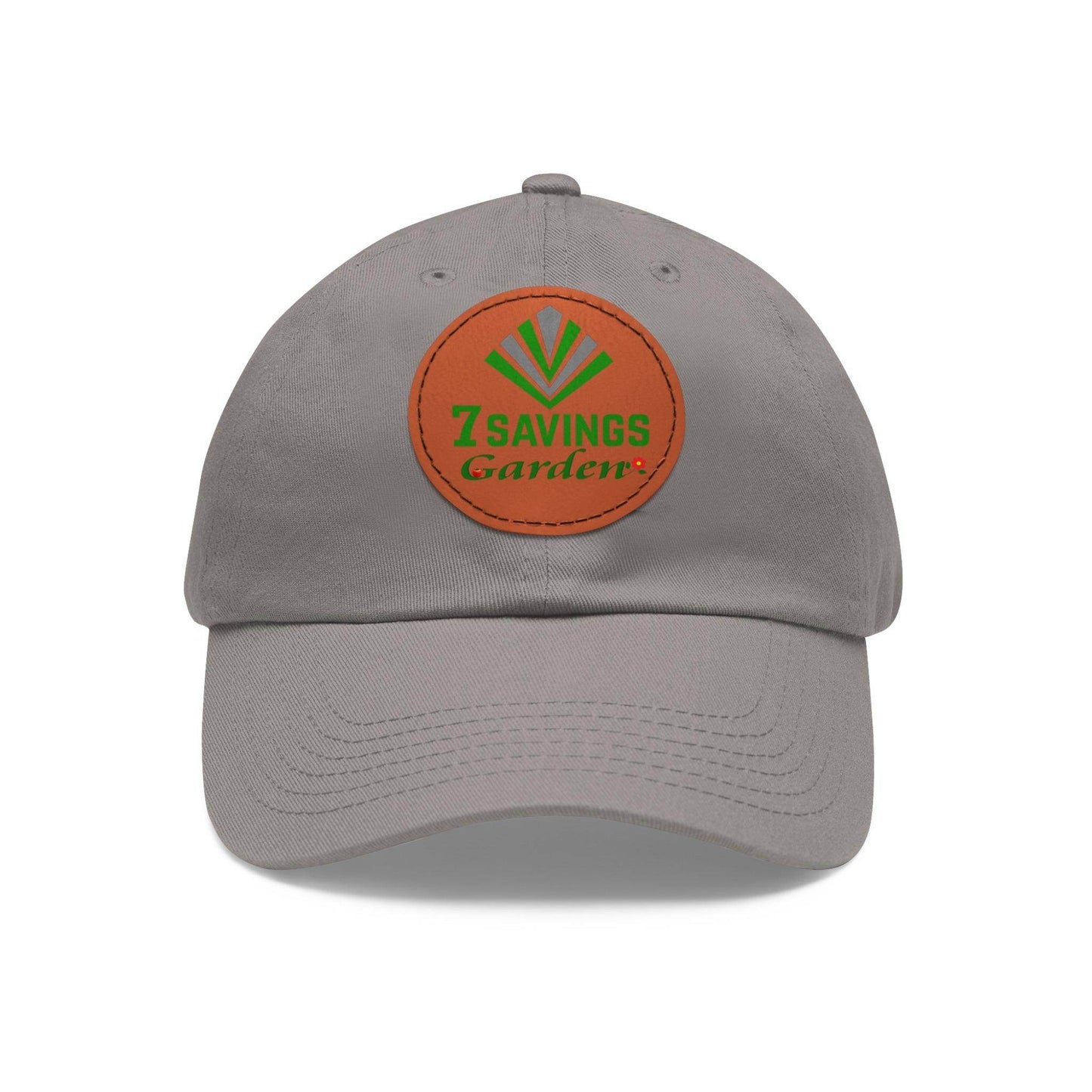 7savings Dad Hat with Leather Patch (Round) Plant lover hat - Giftsmojo