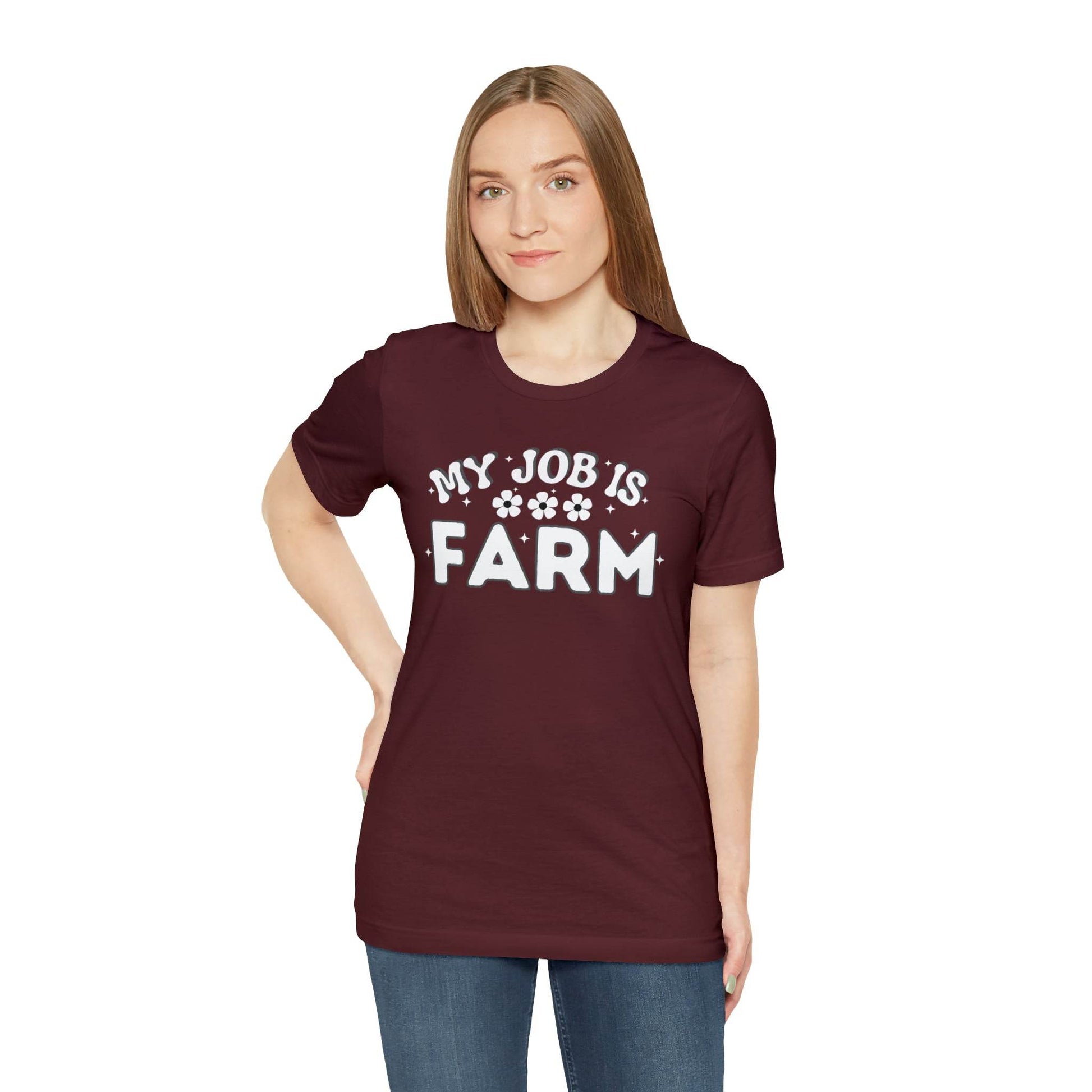My Job is Farm Shirt Farmer Shirt Farming Shirt Homestead Gardening Shirt Farmers, Farmhand, Livestock Farmer, Crop Grower Horticulturist, Animal Scientist, Agricultural Engineer Environmental Scientist,  - Giftsmojo