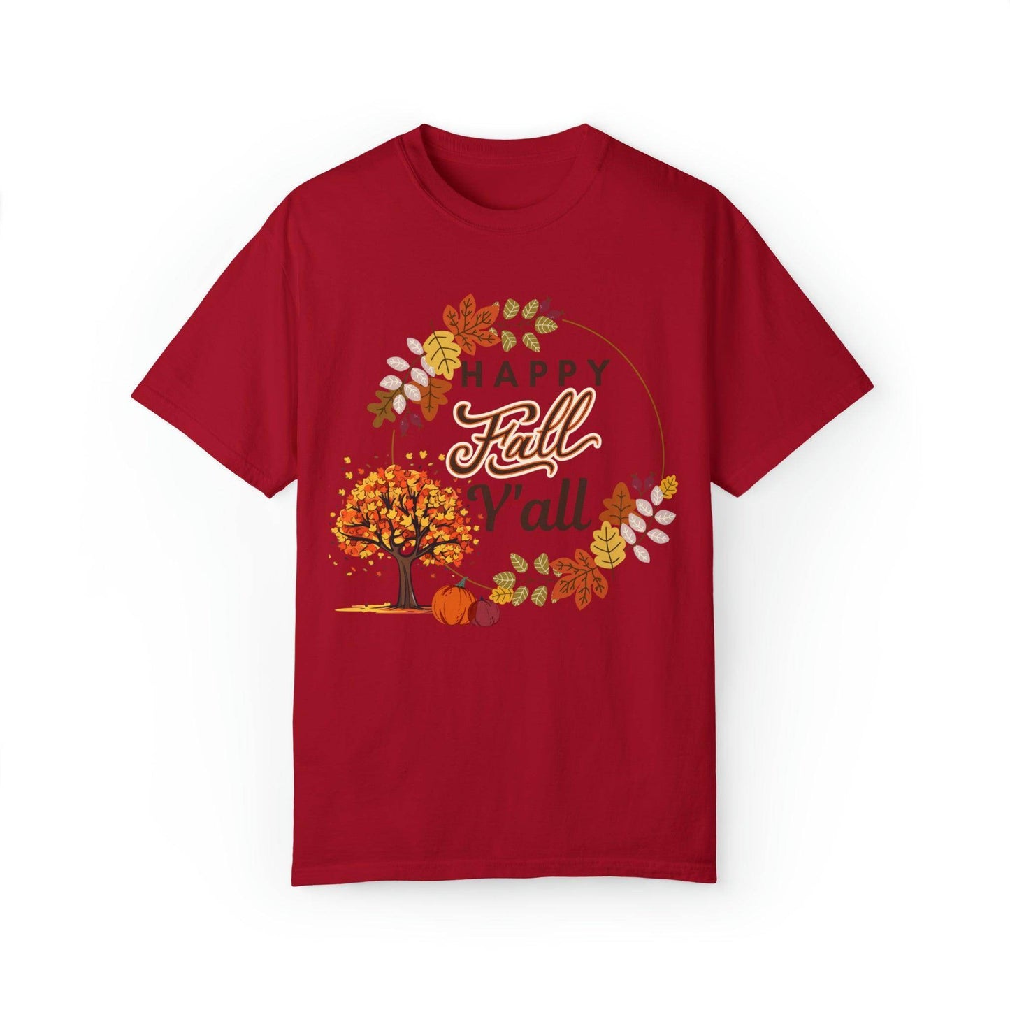 Happy Fall Y'all Gift for Fall, Funny Fall Shirts Gift, Autumn Tee, Fall TShirt - Giftsmojo