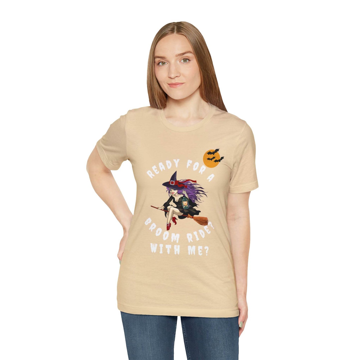 Ready for A Broom Ride Vintage Witch Shirts Funny Witch Shirt Witch Gift Halloween Shirt Halloween Clothes Halloween Vibes Halloween Outfit - Giftsmojo