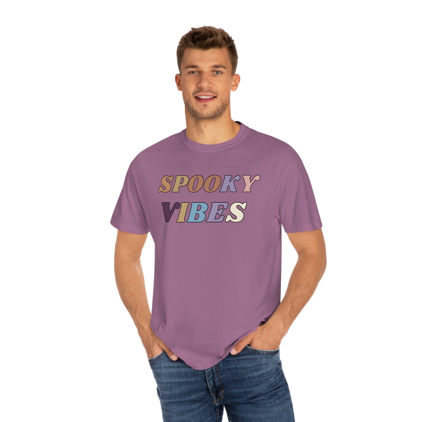 Retro Halloween Tshirt, Spooky Vibes Shirt, Vintage Shirt Halloween Shirt - Cute Fall Shirt