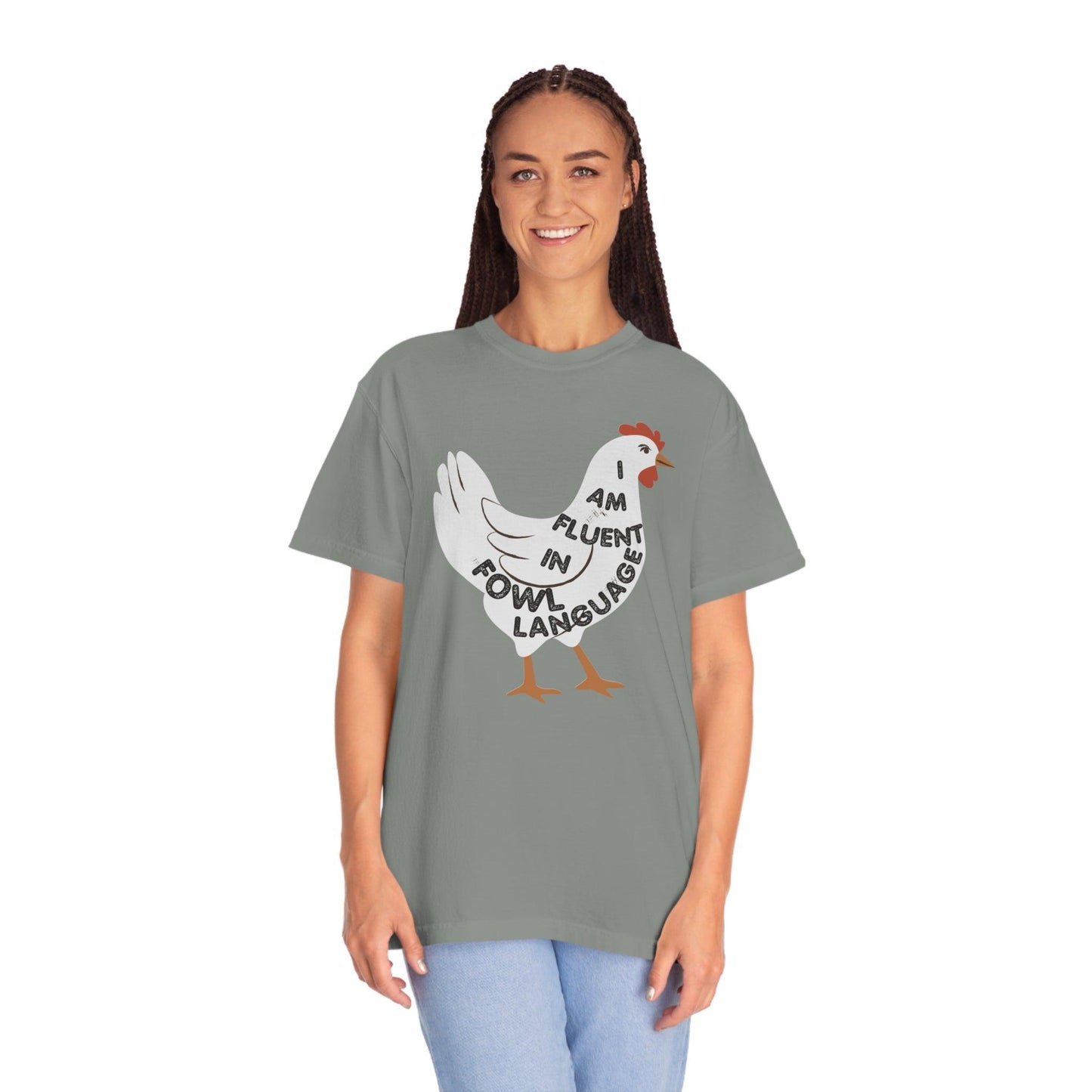 Chicken Shirt Chicken Tee Chicken Owner Gift - Gift For Chicken Lover gift, Fluent in Fowl Language shirt