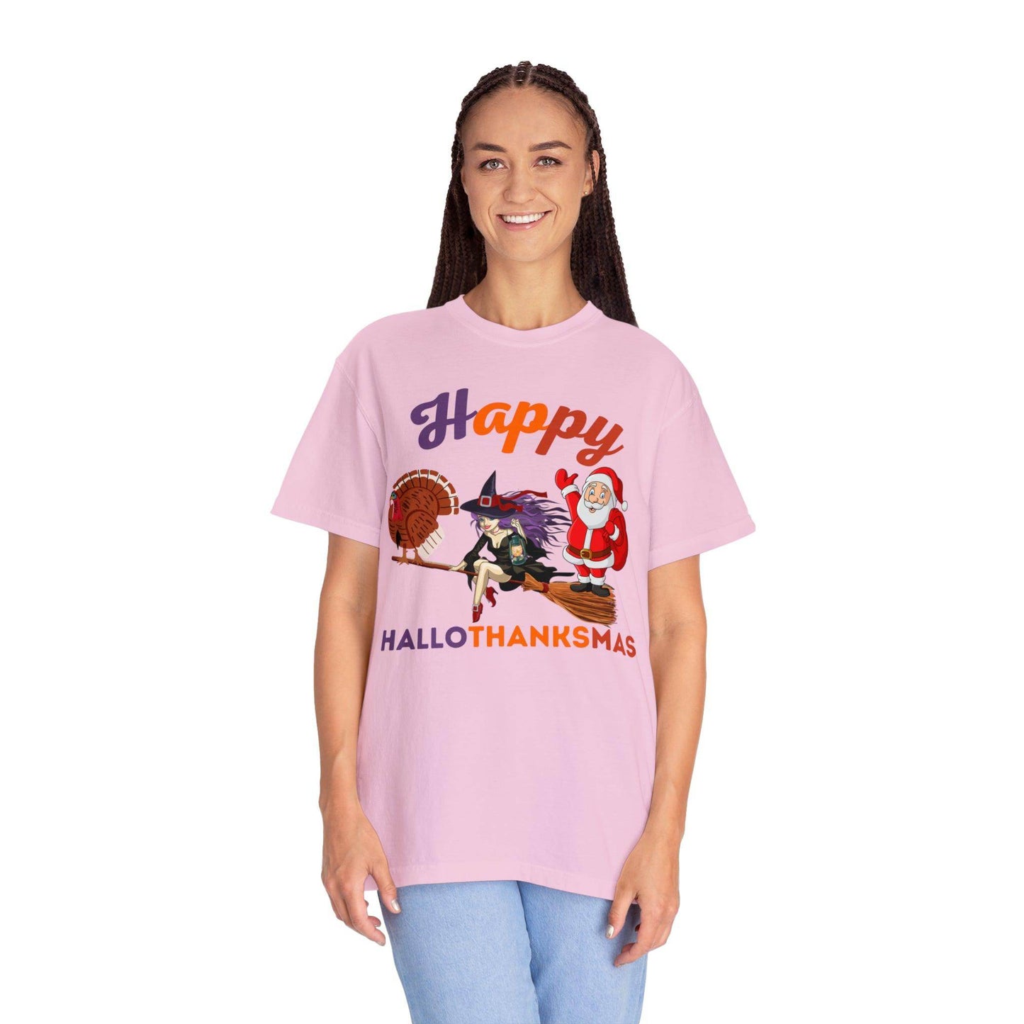 Happy HALLOTHANKSMAS Gift for Fall Halloween Thanksgiving Christmas Gift - Giftsmojo