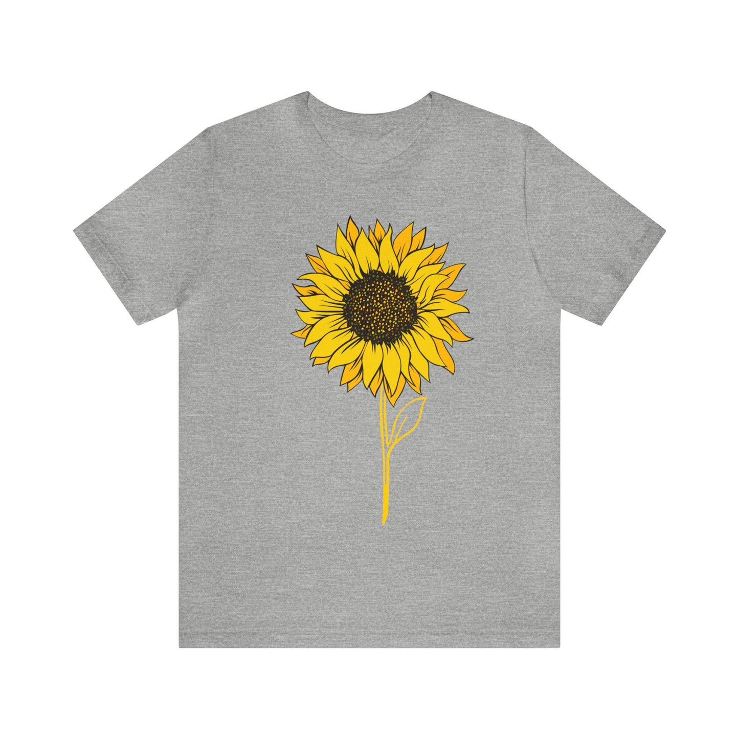 Sunflower Shirt, Floral Tee Shirt, Flower Shirt, Garden Shirt, Womens Fall Summer Shirt Sunshine Tee, Gift for Gardener, Nature love T shirt
