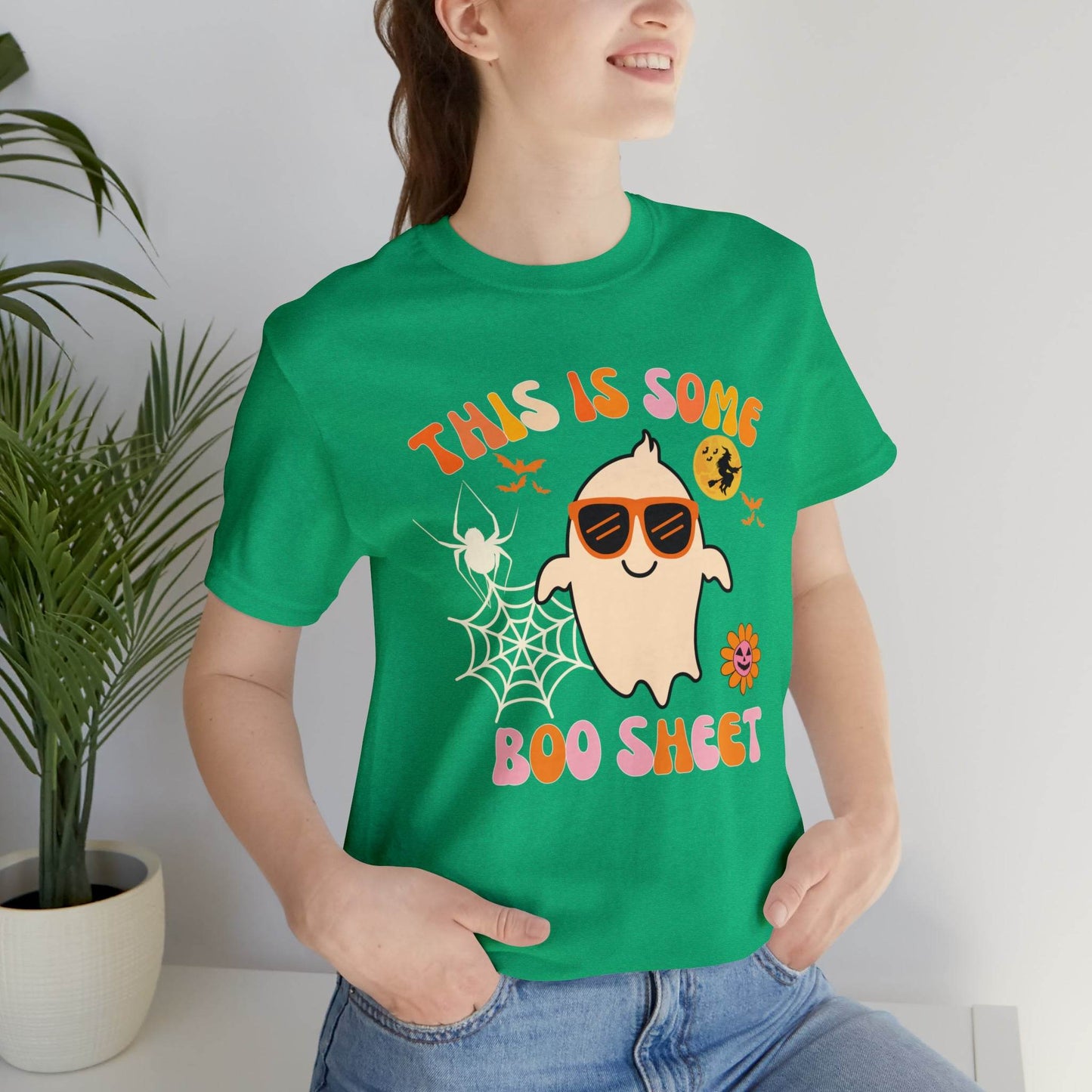 This Is Some Boo Sheet Funny Halloween Shirt Funny Halloween Costume Spooky Season Tee Funny Gift Shirt for Birthday Christmas Anniversary - Giftsmojo